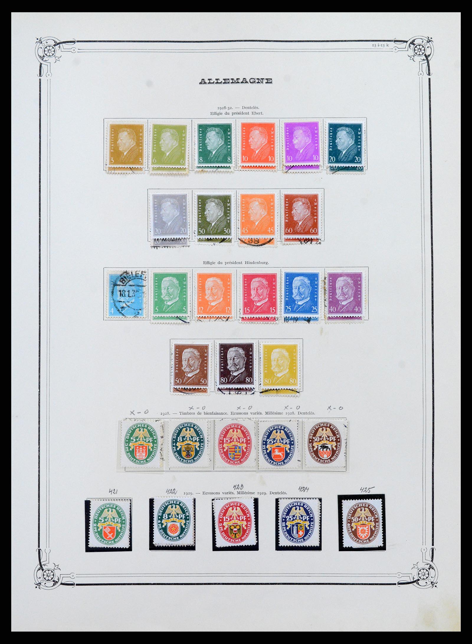 37895 012 - Postzegelverzameling 37895 Duitse Rijk 1872-1945.