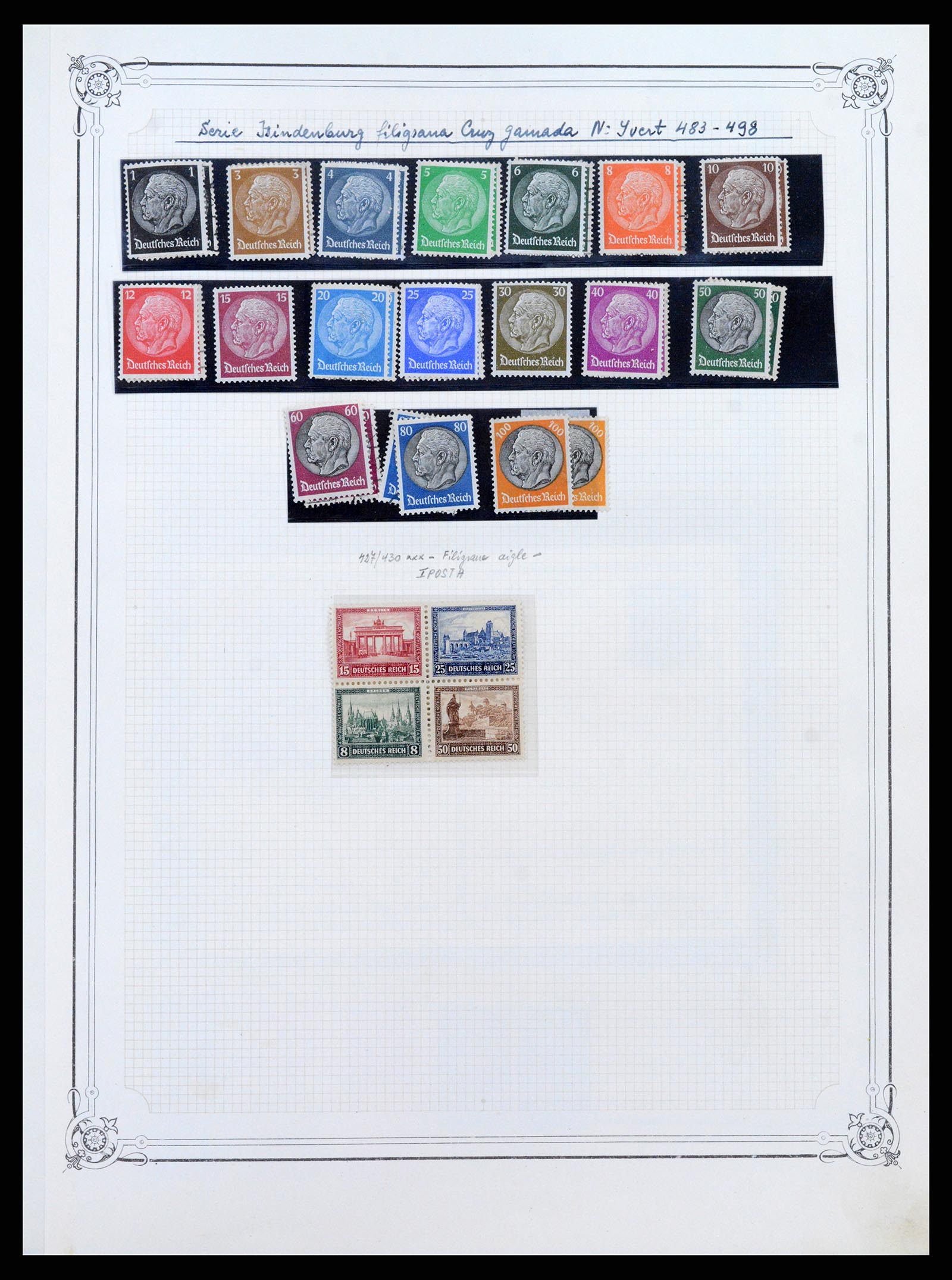 37895 016 - Stamp Collection 37895 Germany Reich 1872-1945.