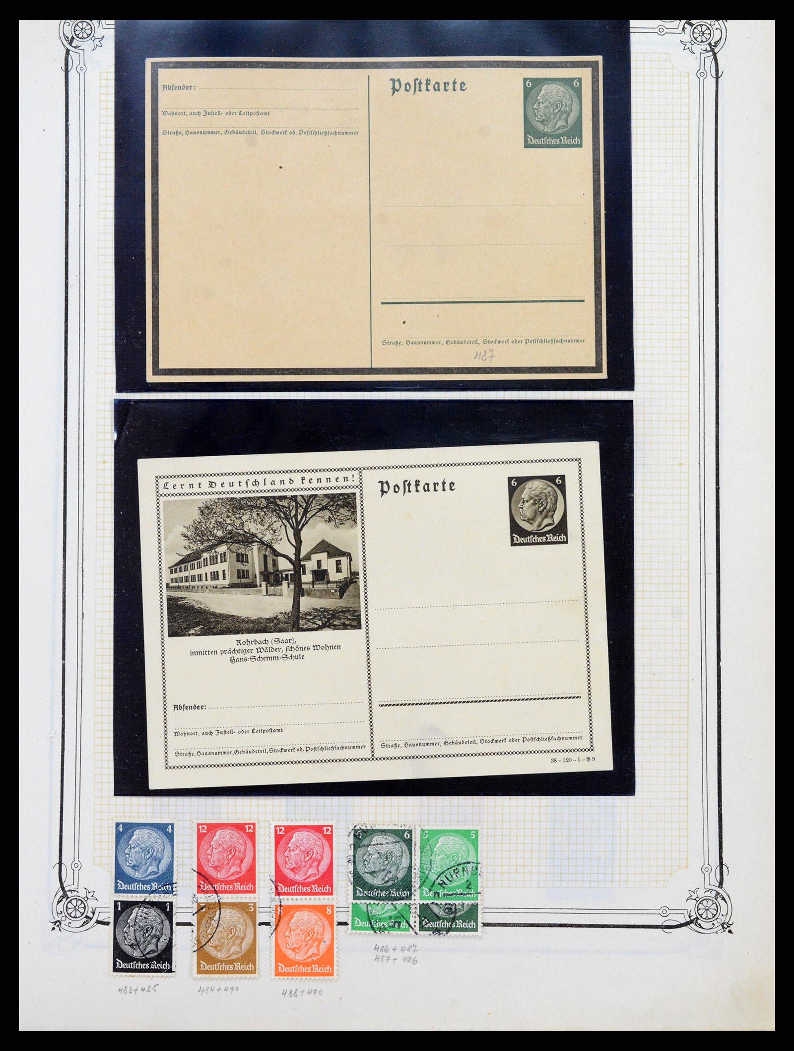 37895 017 - Postzegelverzameling 37895 Duitse Rijk 1872-1945.