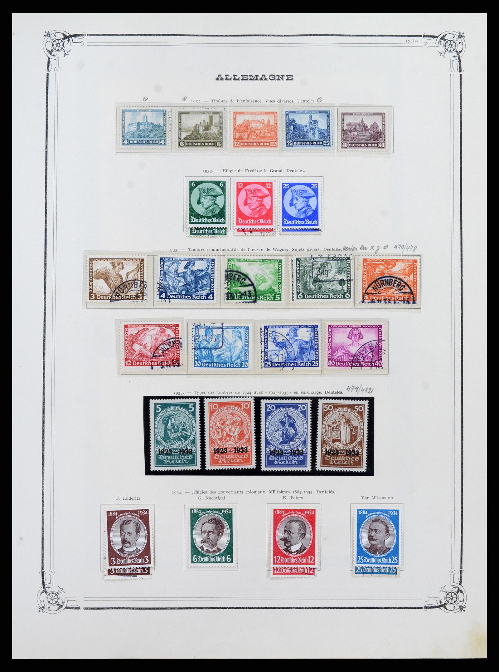 37895 018 - Stamp Collection 37895 Germany Reich 1872-1945.