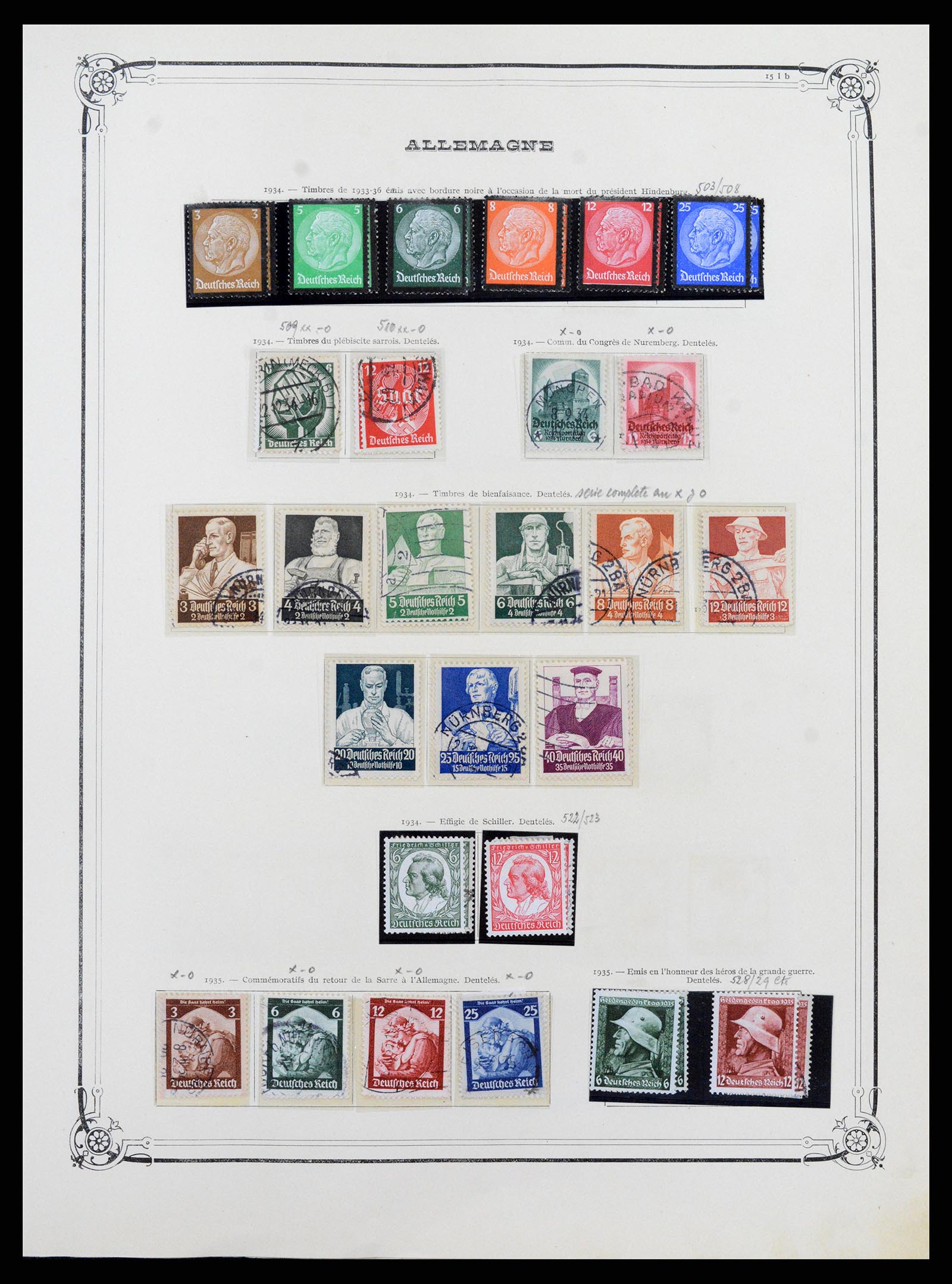 37895 020 - Stamp Collection 37895 Germany Reich 1872-1945.