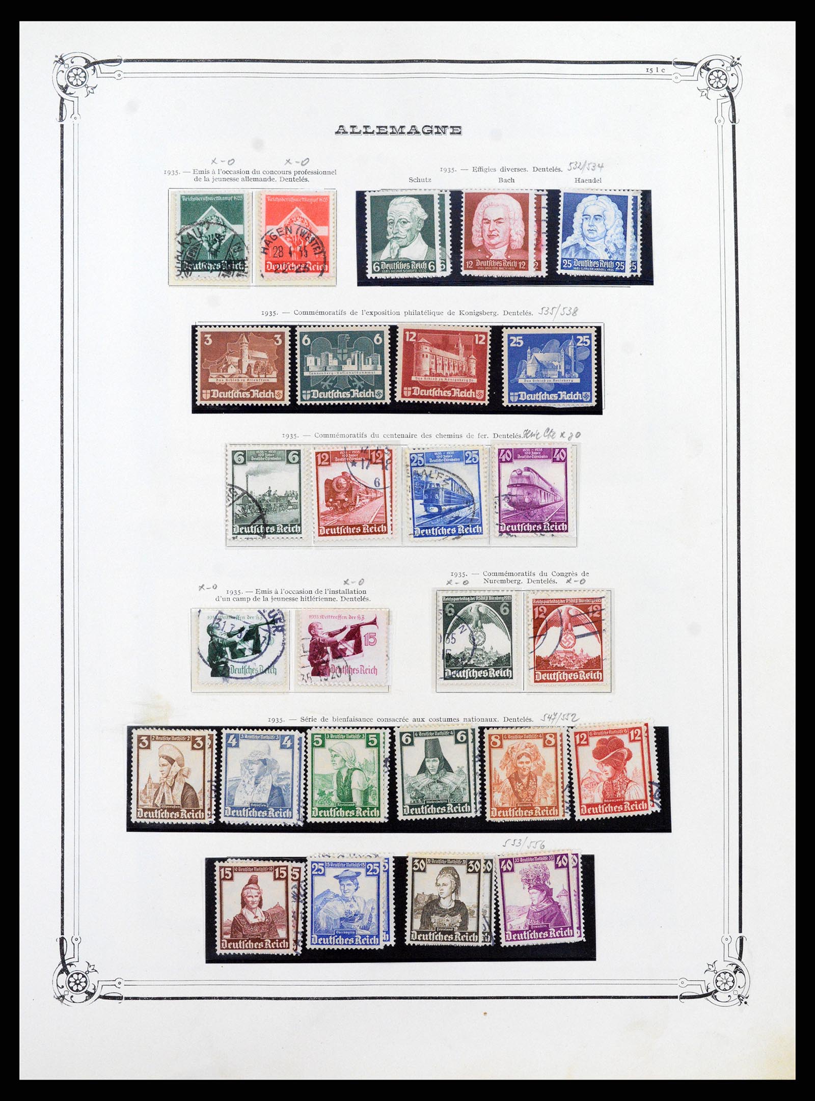 37895 021 - Postzegelverzameling 37895 Duitse Rijk 1872-1945.