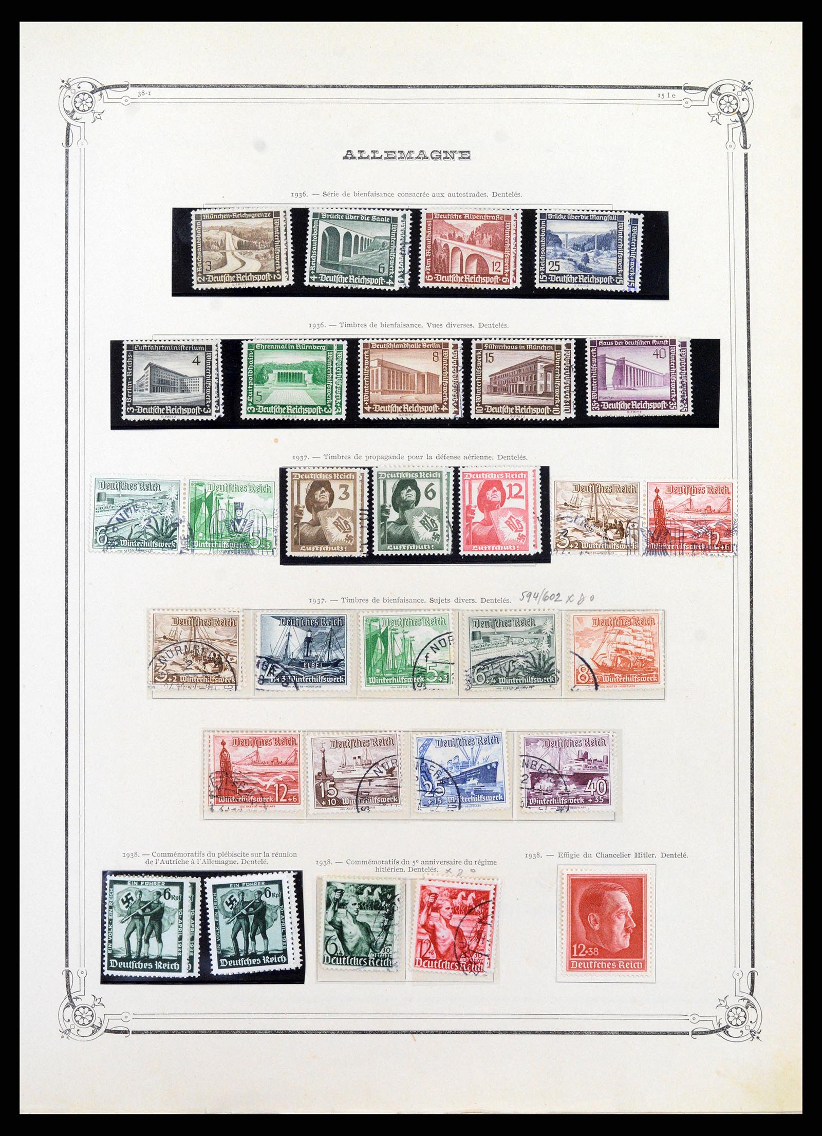 37895 026 - Postzegelverzameling 37895 Duitse Rijk 1872-1945.