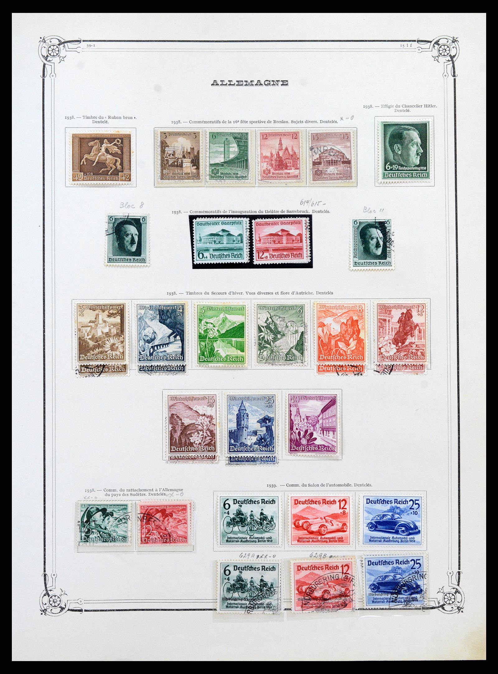 37895 030 - Postzegelverzameling 37895 Duitse Rijk 1872-1945.