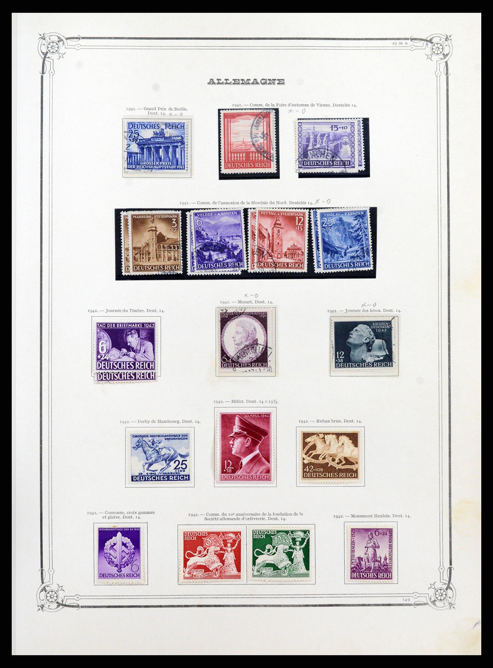 37895 036 - Postzegelverzameling 37895 Duitse Rijk 1872-1945.