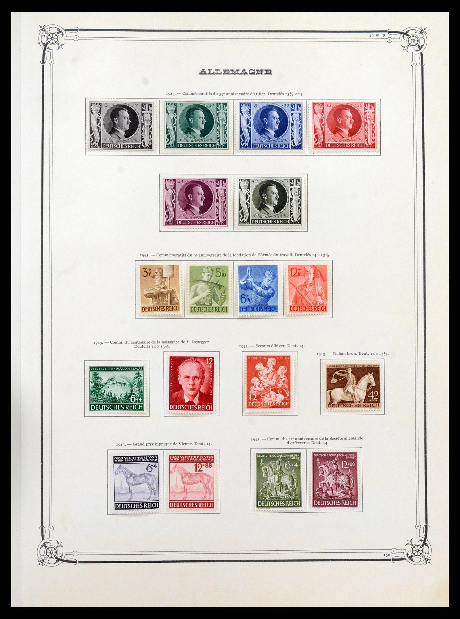 37895 038 - Postzegelverzameling 37895 Duitse Rijk 1872-1945.