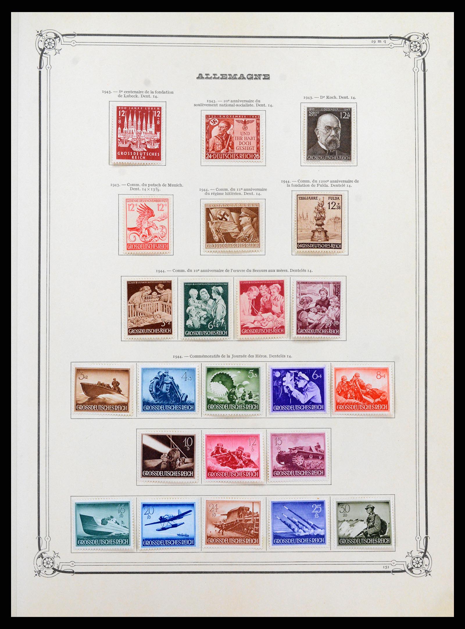 37895 039 - Postzegelverzameling 37895 Duitse Rijk 1872-1945.