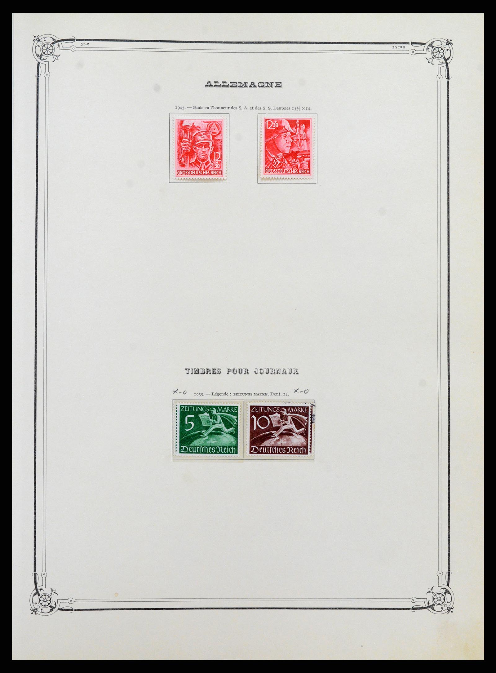 37895 040 - Postzegelverzameling 37895 Duitse Rijk 1872-1945.