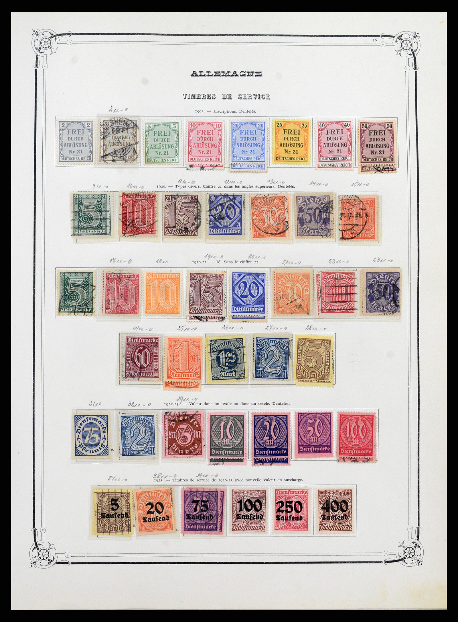 37895 045 - Postzegelverzameling 37895 Duitse Rijk 1872-1945.