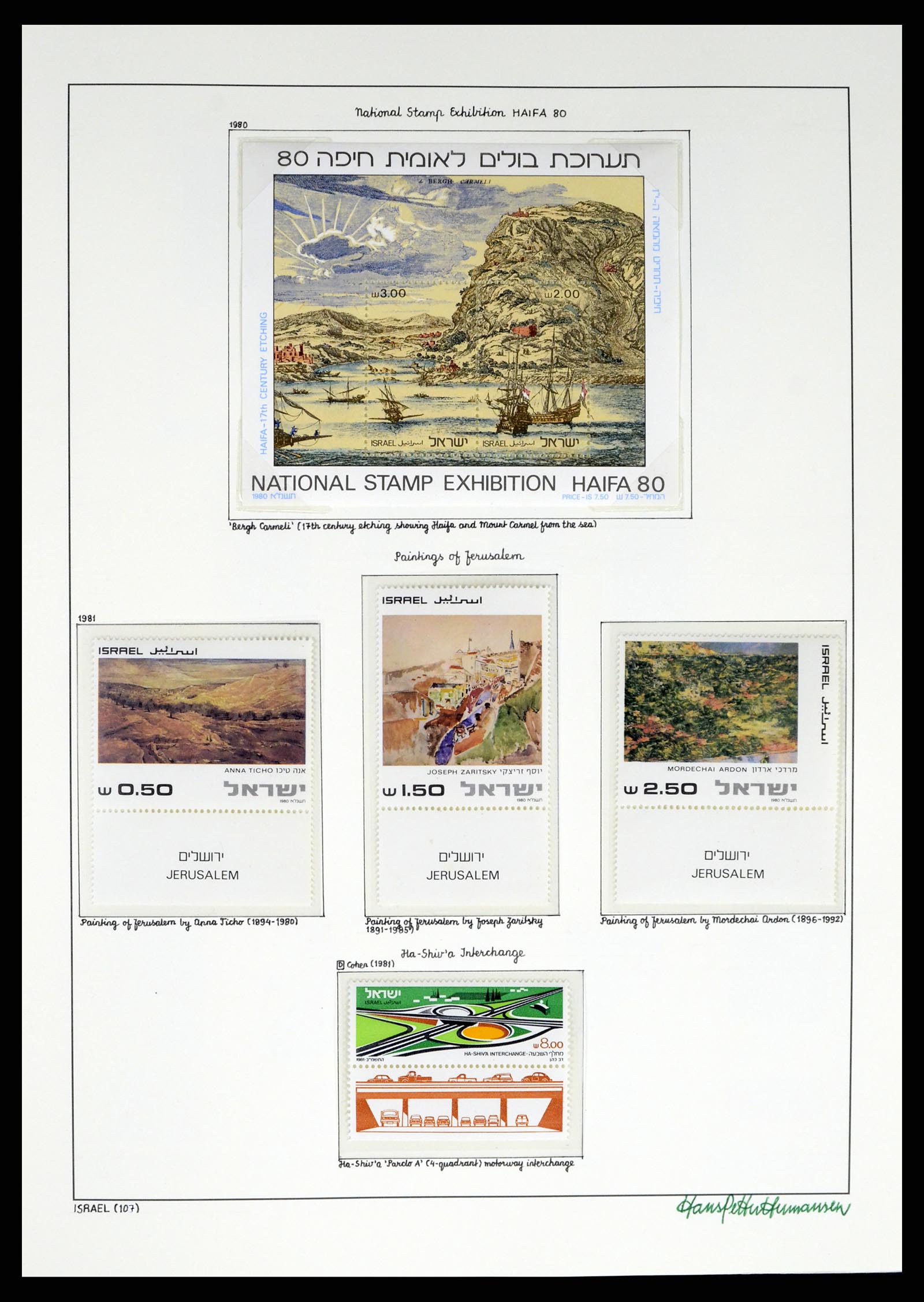 37896 107 - Stamp Collection 37896 Israel 1948-1989.
