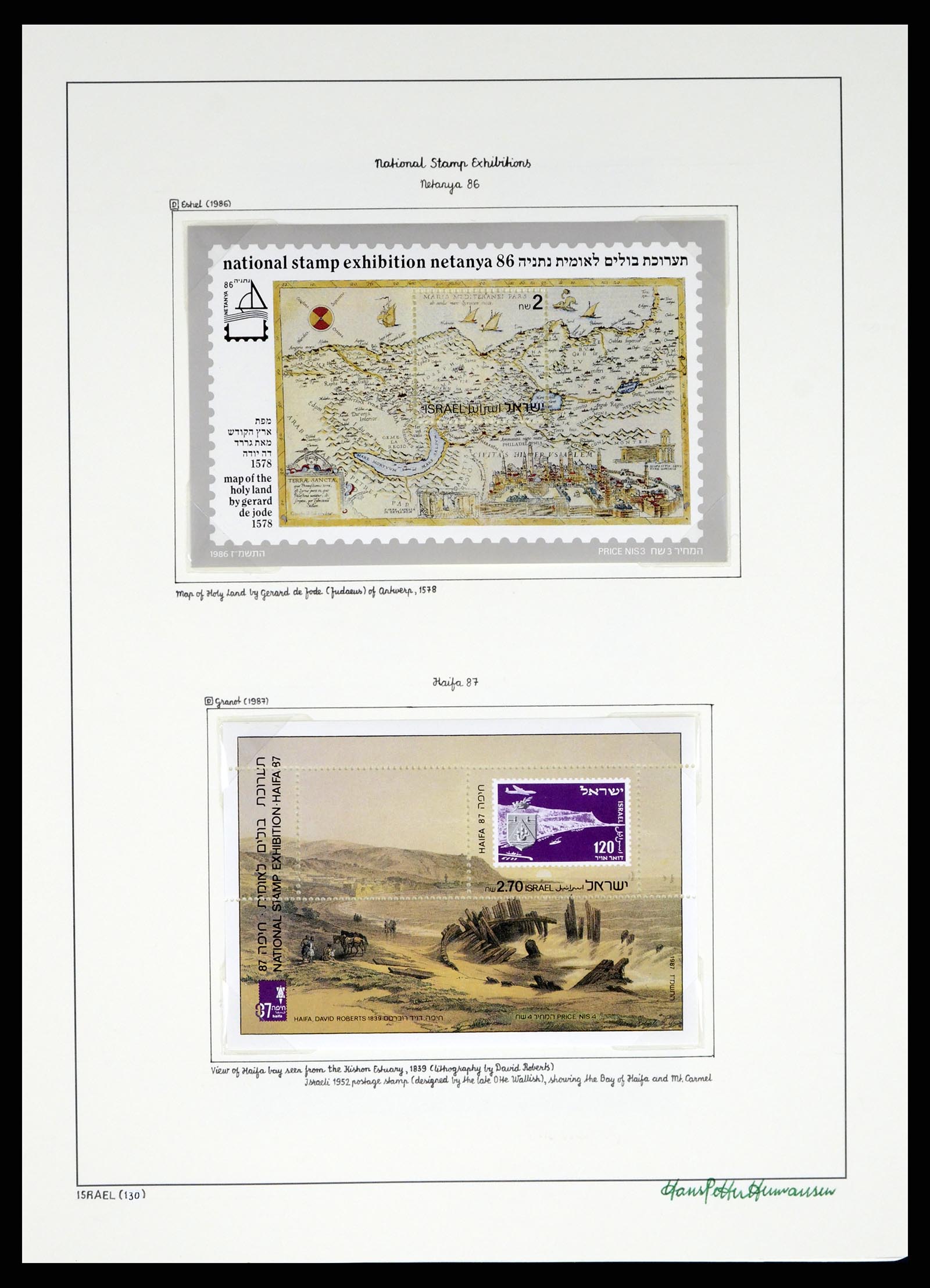 37896 130 - Postzegelverzameling 37896 Israël 1948-1989.