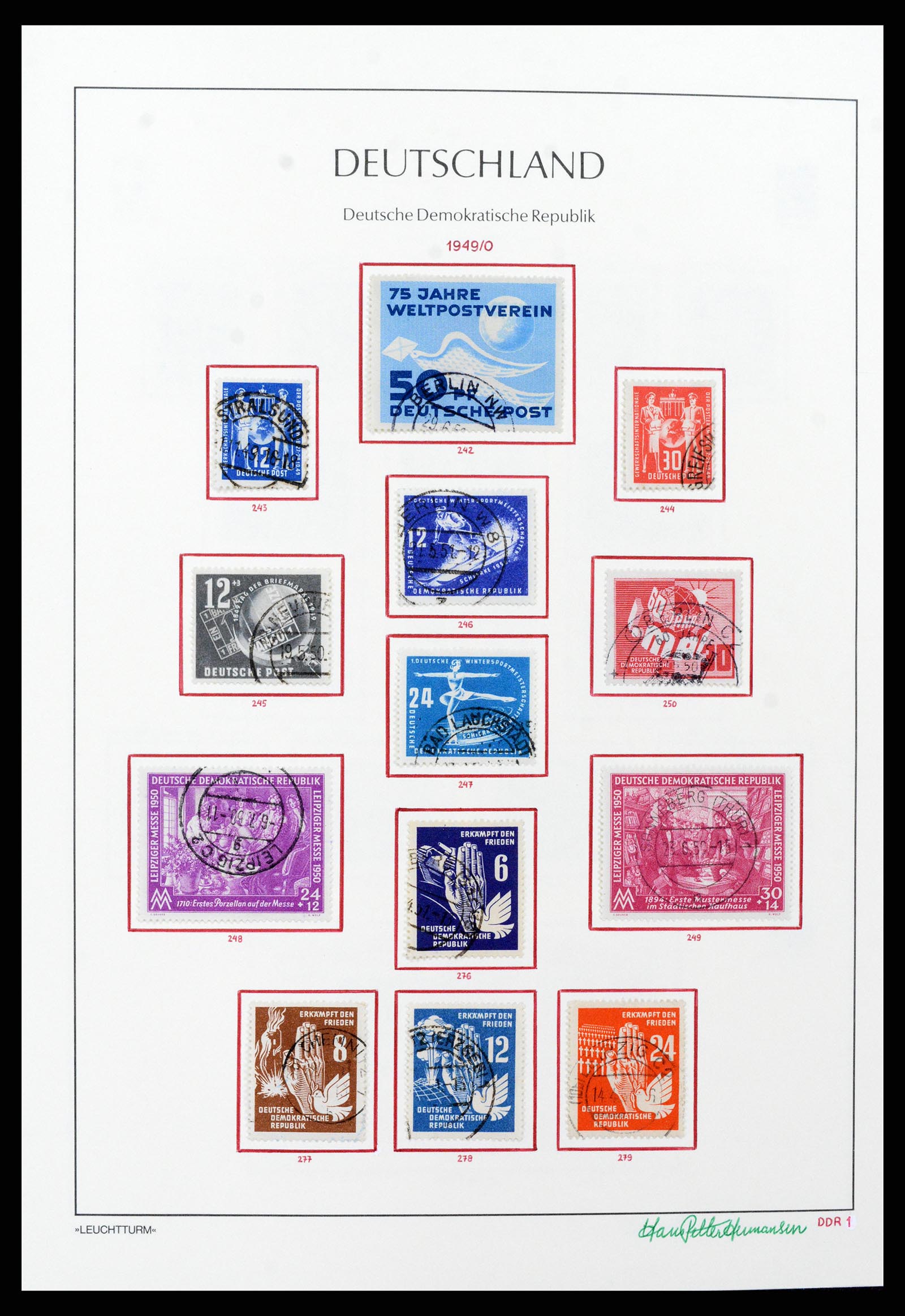37897 001 - Postzegelverzameling 37897 DDR 1949-1990.