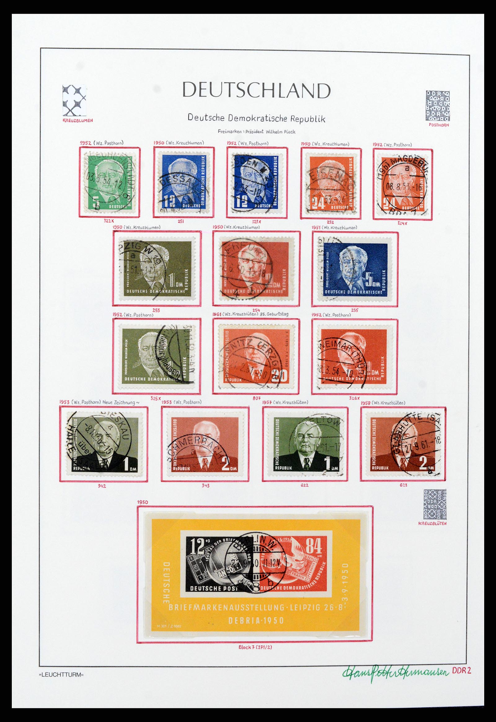 37897 002 - Postzegelverzameling 37897 DDR 1949-1990.