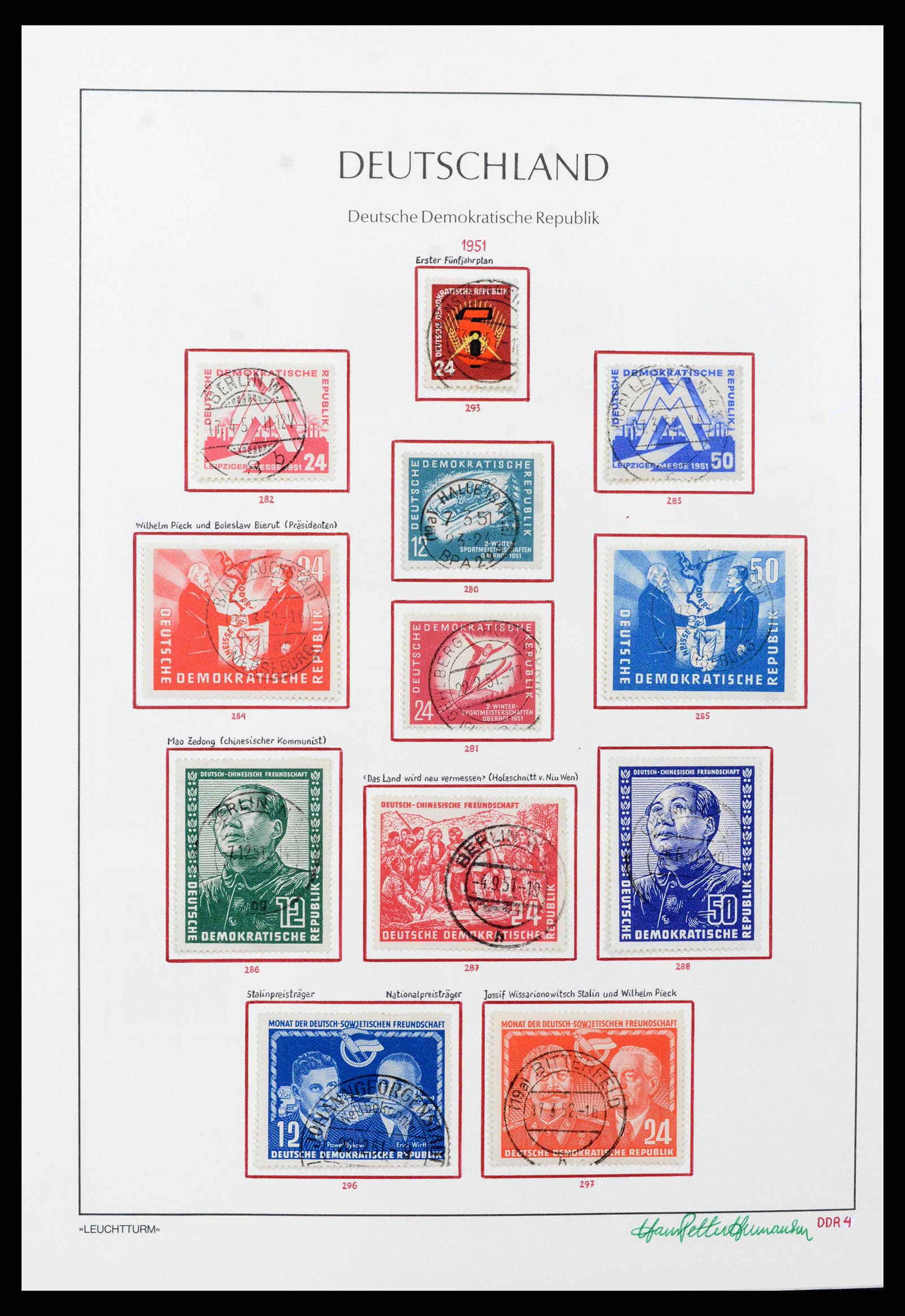37897 004 - Postzegelverzameling 37897 DDR 1949-1990.