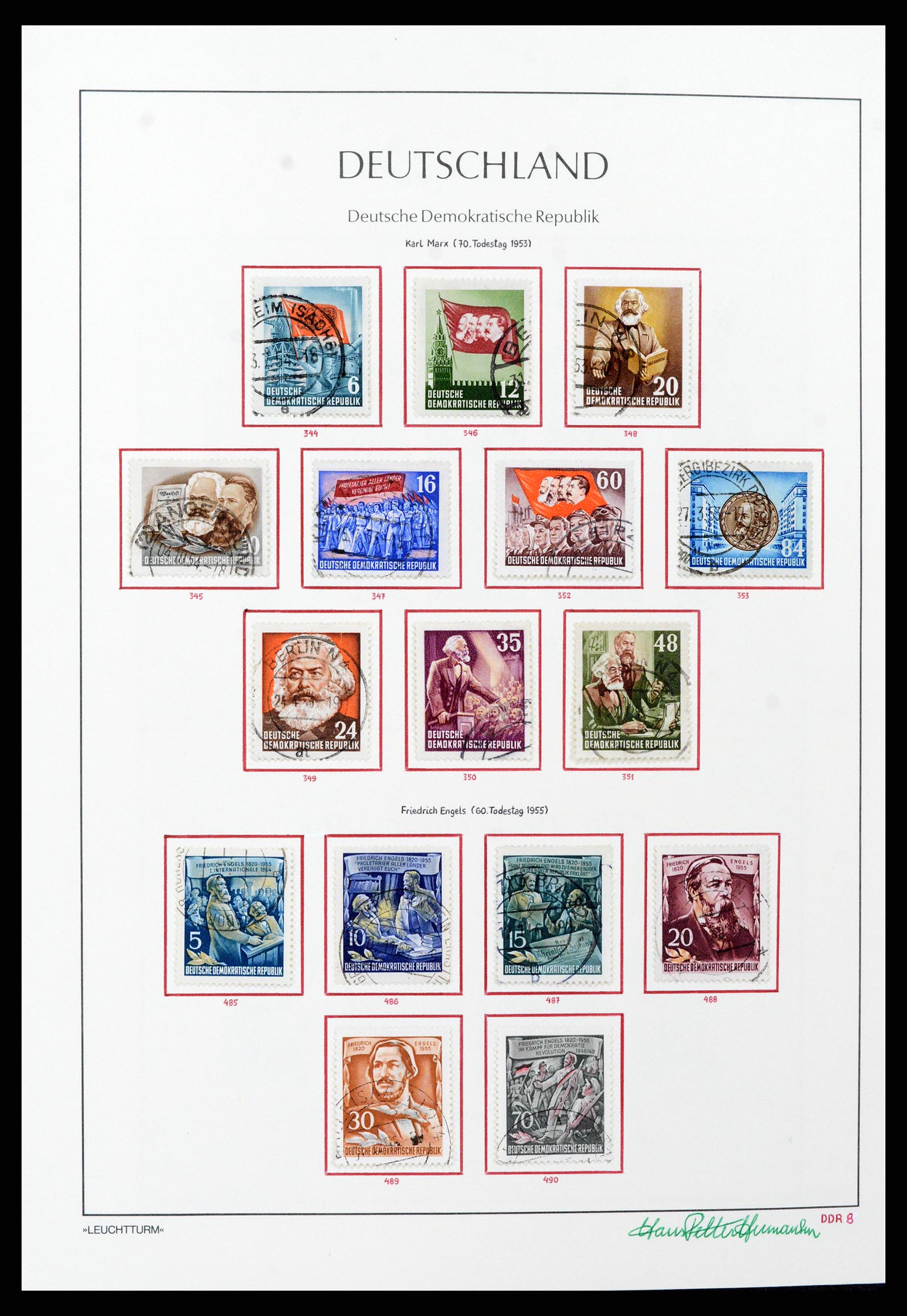 37897 008 - Postzegelverzameling 37897 DDR 1949-1990.