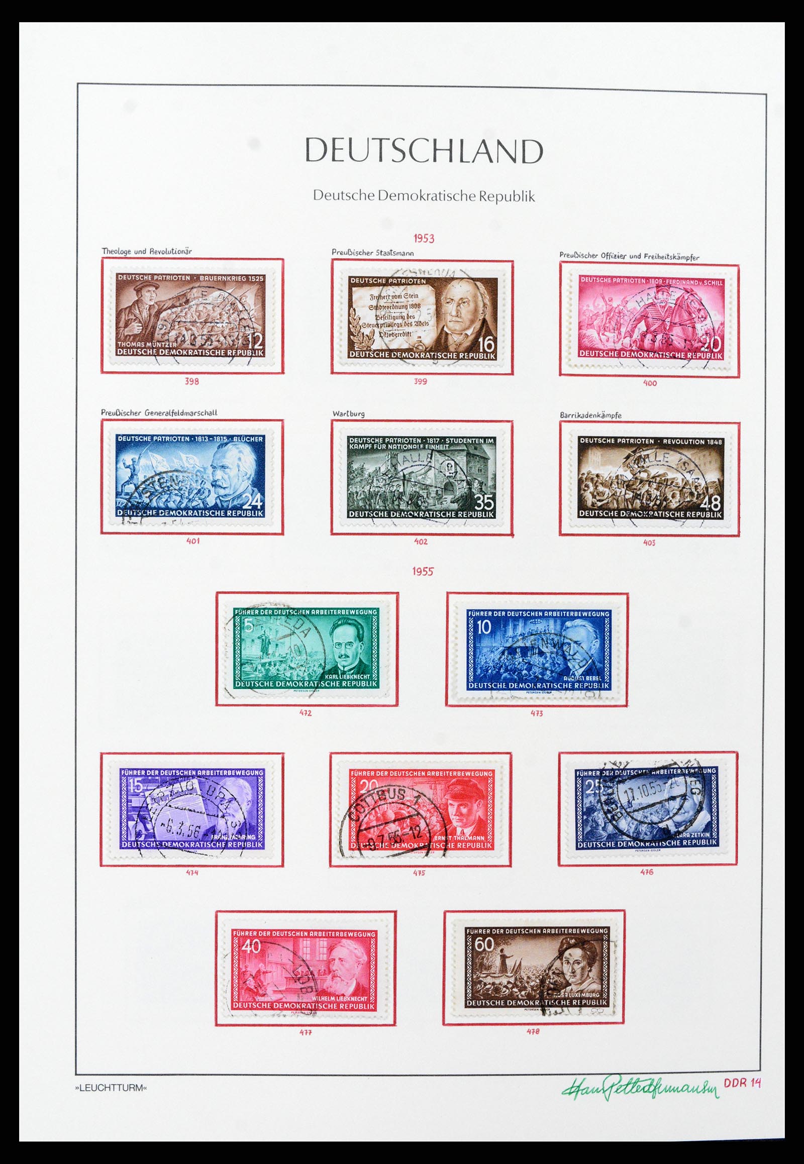 37897 014 - Postzegelverzameling 37897 DDR 1949-1990.