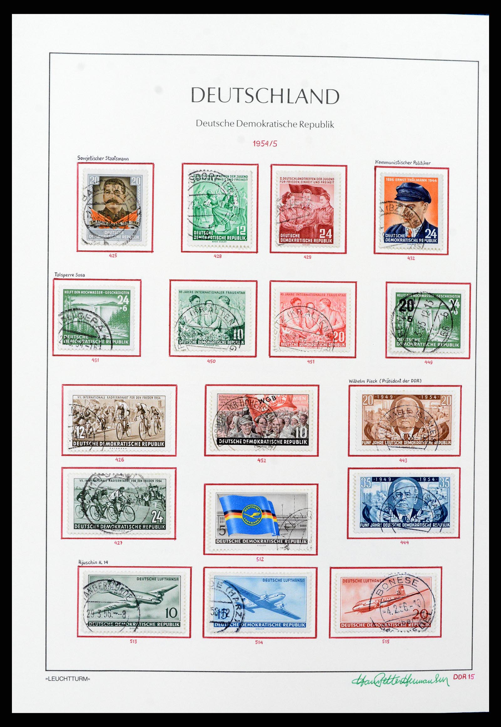 37897 015 - Postzegelverzameling 37897 DDR 1949-1990.