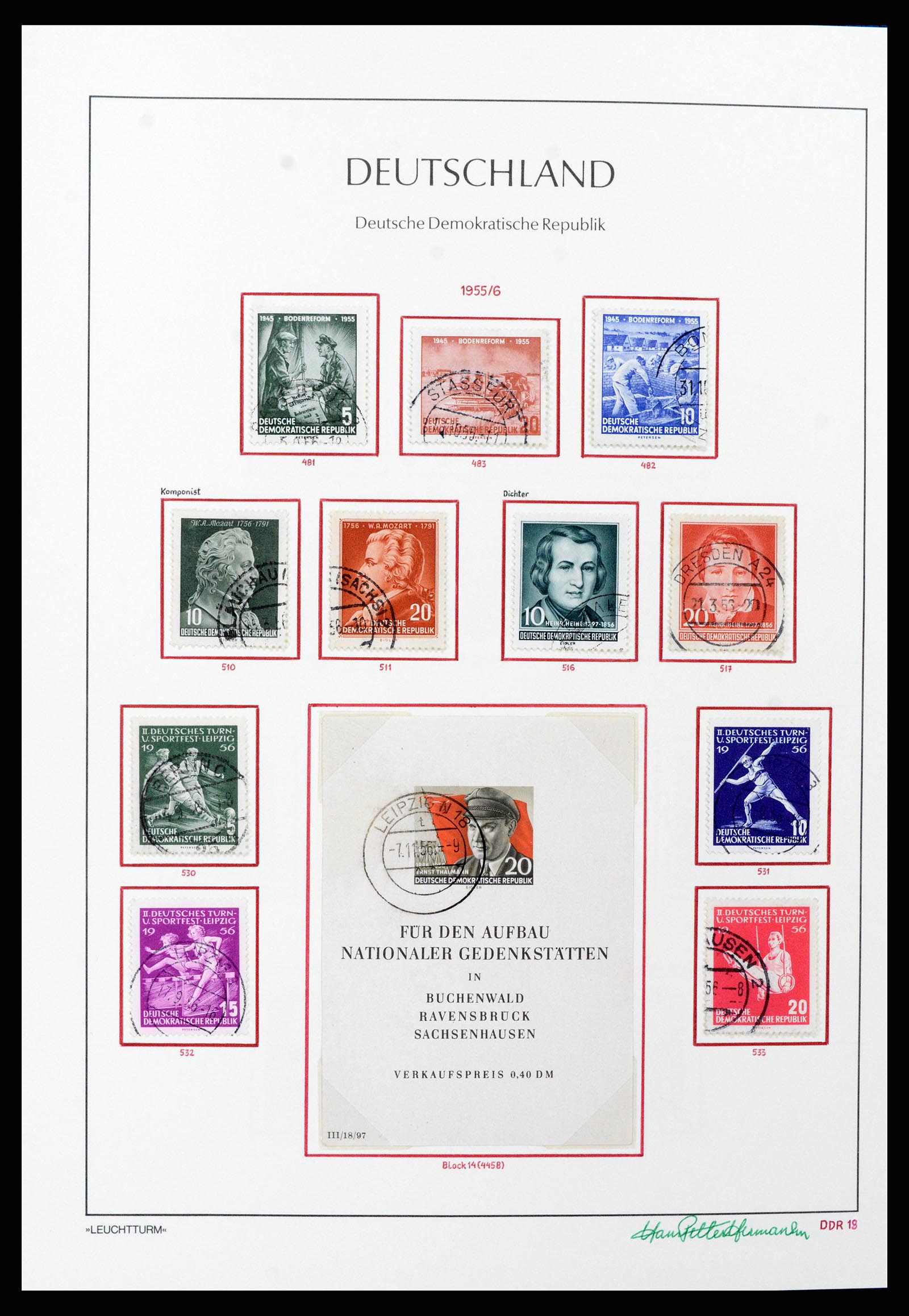 37897 018 - Postzegelverzameling 37897 DDR 1949-1990.