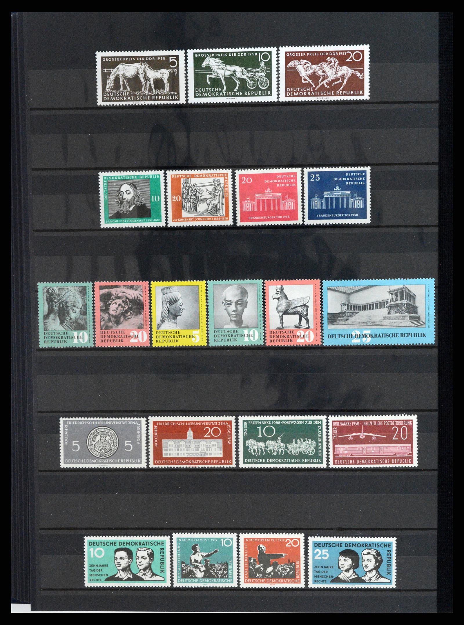 37898 012 - Stamp Collection 37898 Sovietzone/GDR 1945-1972.