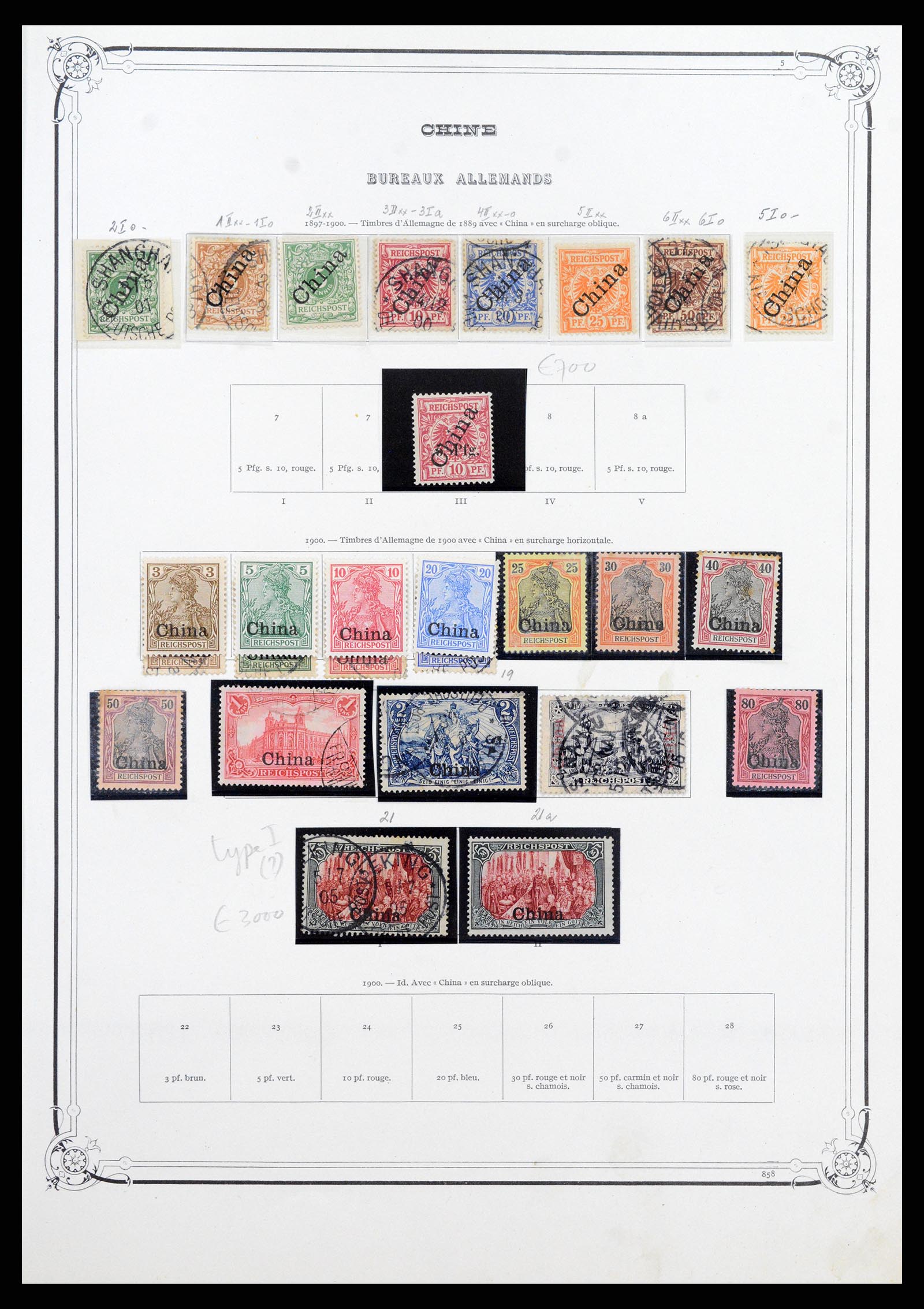 37900 001 - Postzegelverzameling 37900 Duitse koloniën 1884-1918.