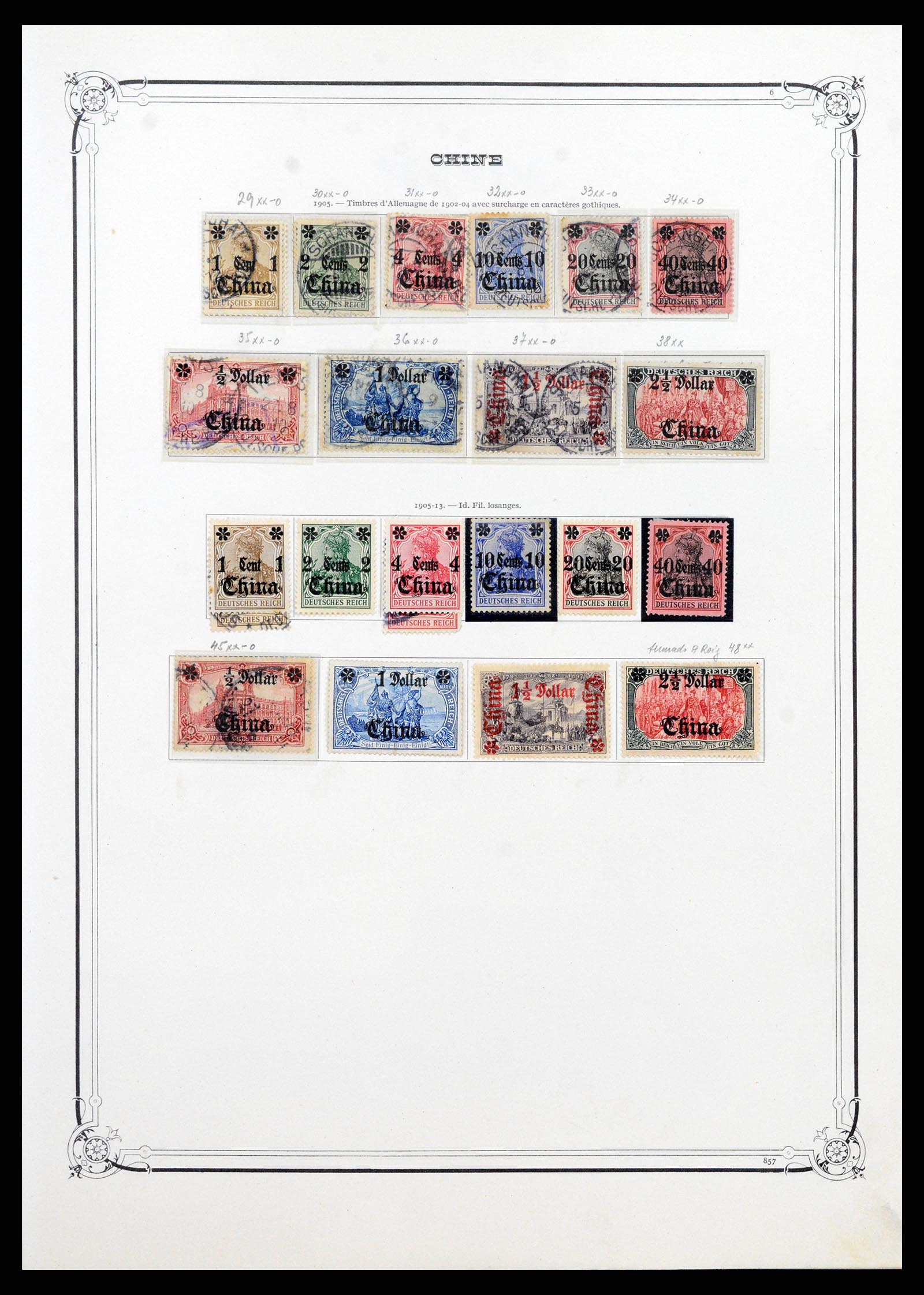 37900 002 - Postzegelverzameling 37900 Duitse koloniën 1884-1918.