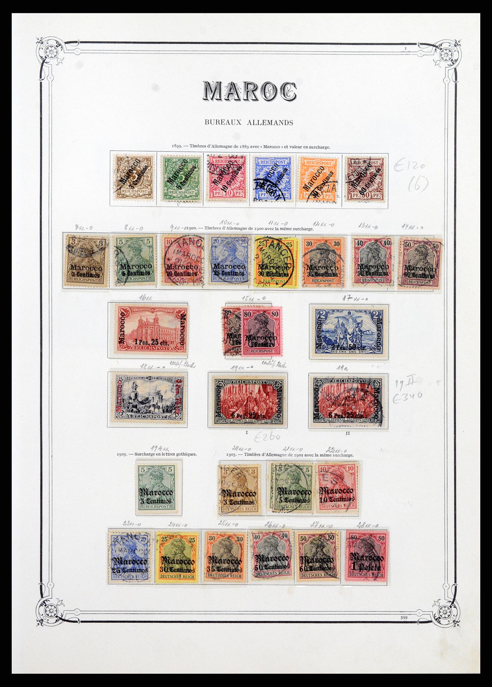37900 003 - Postzegelverzameling 37900 Duitse koloniën 1884-1918.