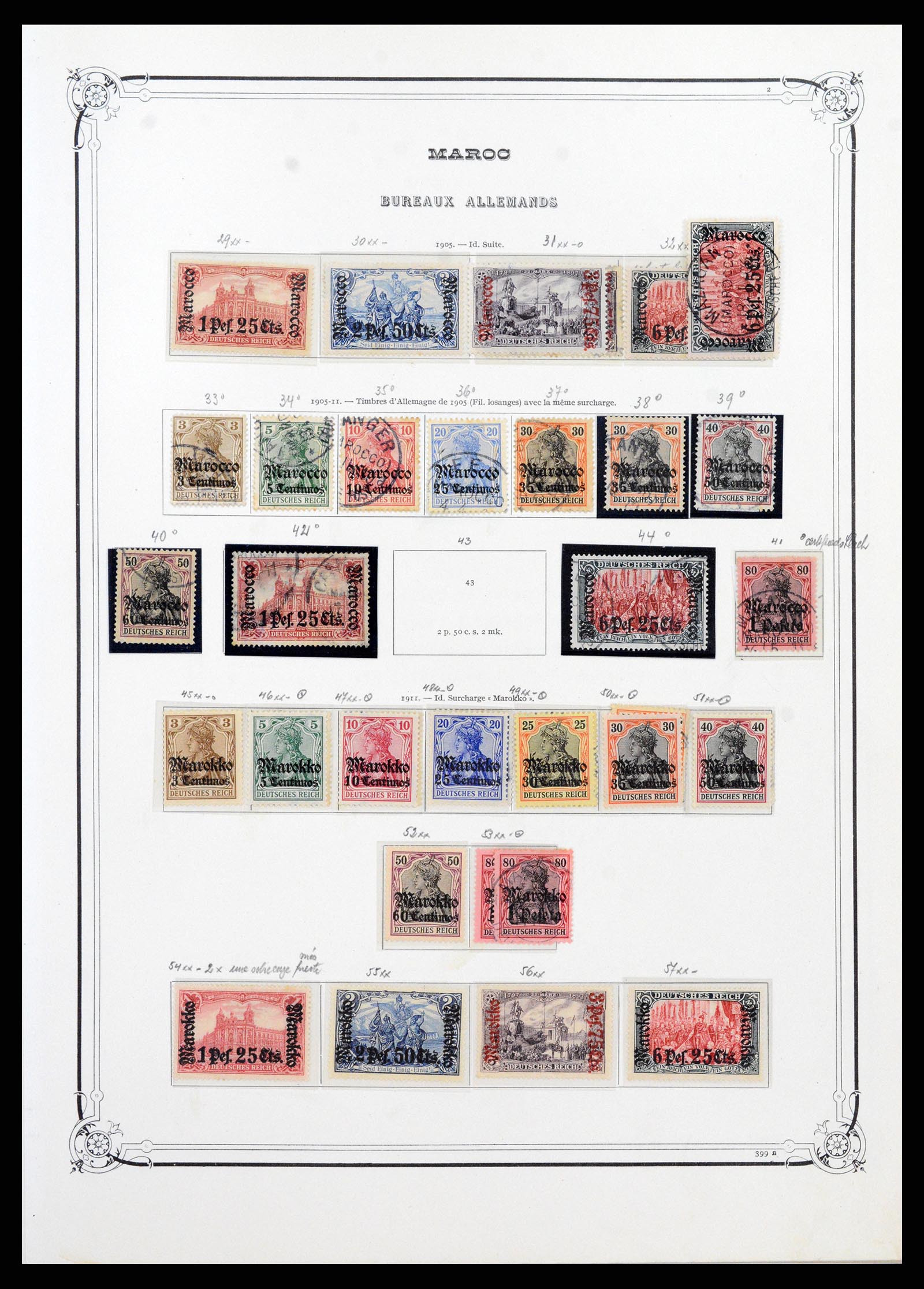 37900 004 - Postzegelverzameling 37900 Duitse koloniën 1884-1918.