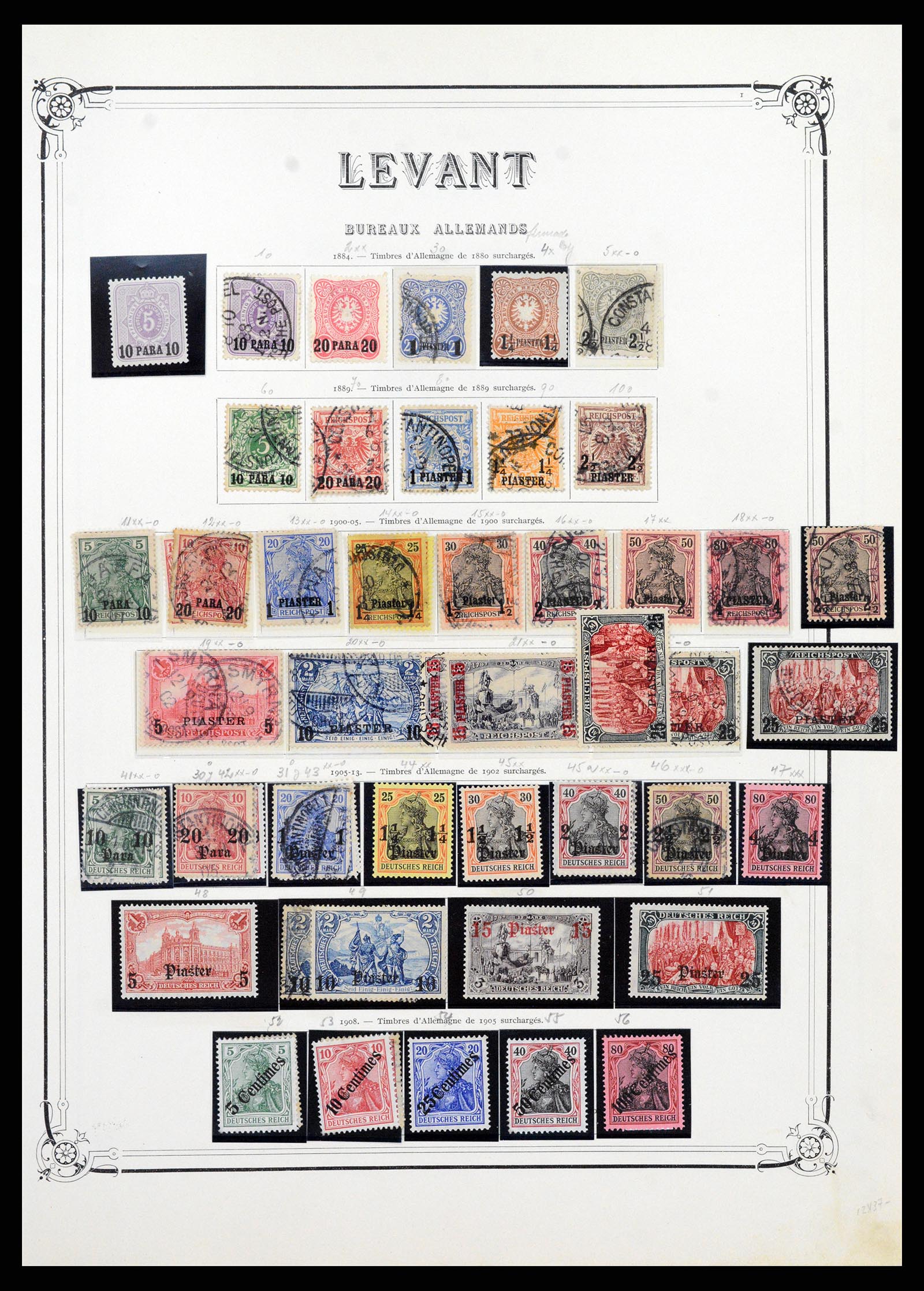 37900 006 - Postzegelverzameling 37900 Duitse koloniën 1884-1918.