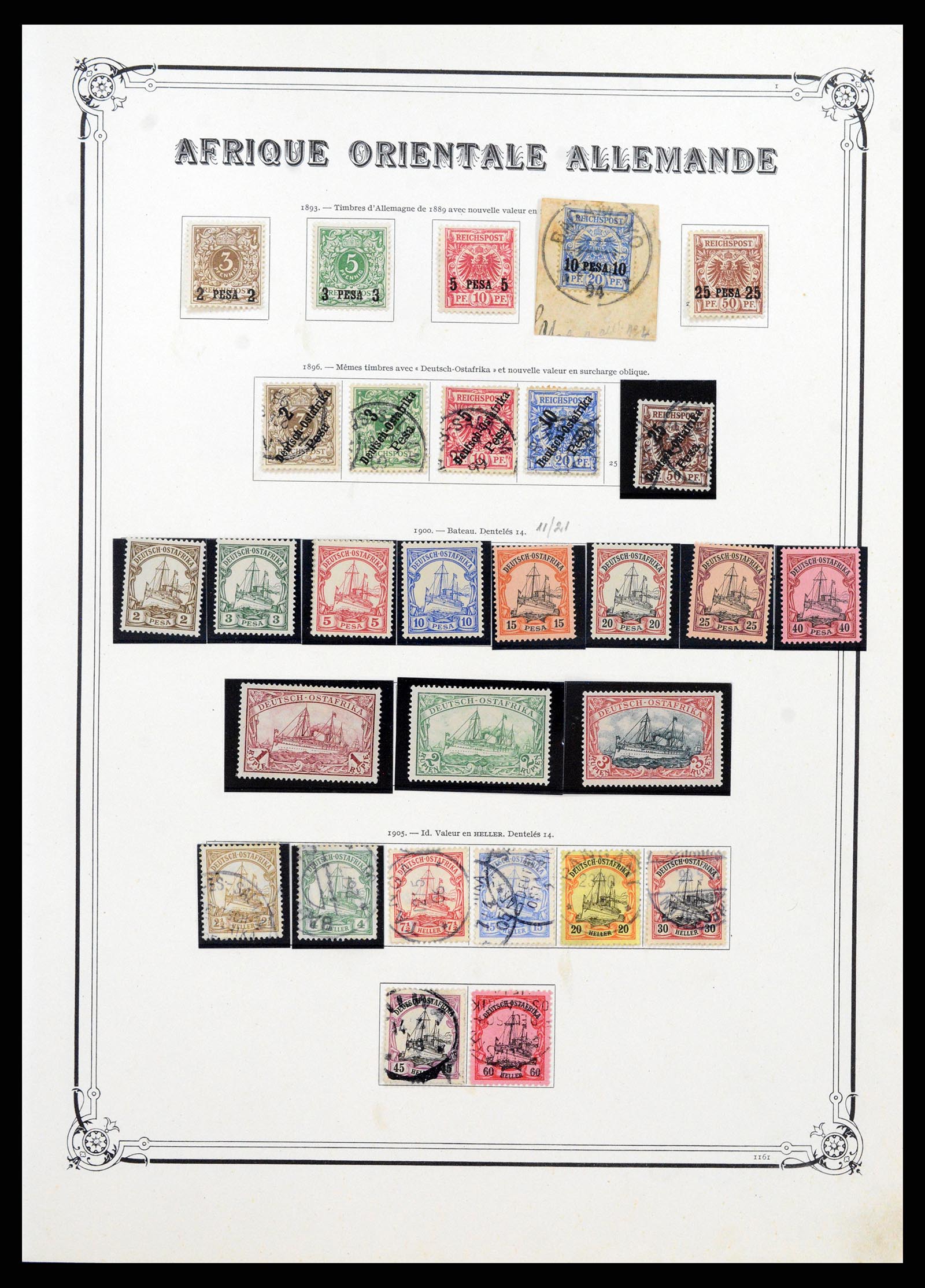 37900 008 - Postzegelverzameling 37900 Duitse koloniën 1884-1918.