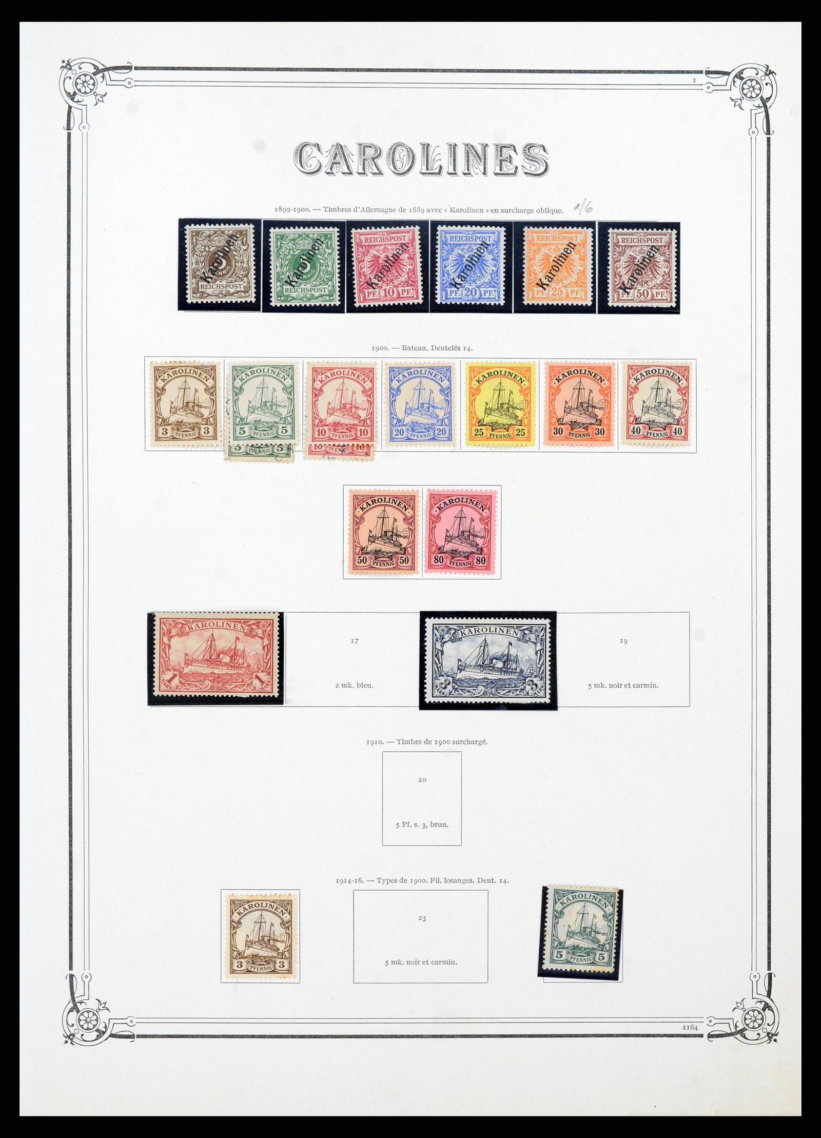 37900 012 - Postzegelverzameling 37900 Duitse koloniën 1884-1918.