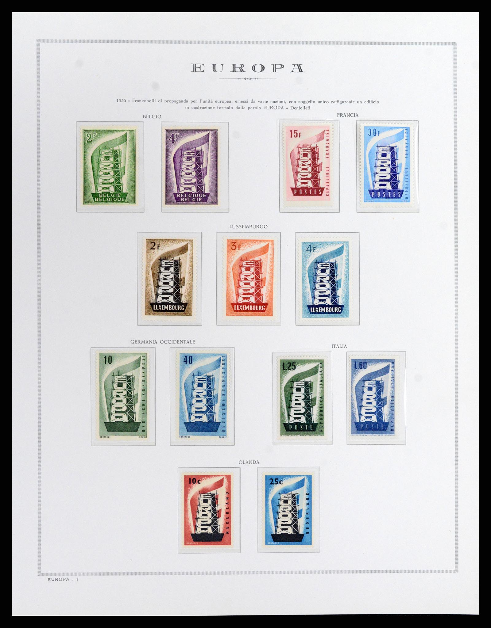 37902 001 - Stamp Collection 37902 Europa CEPT 1956-1987.