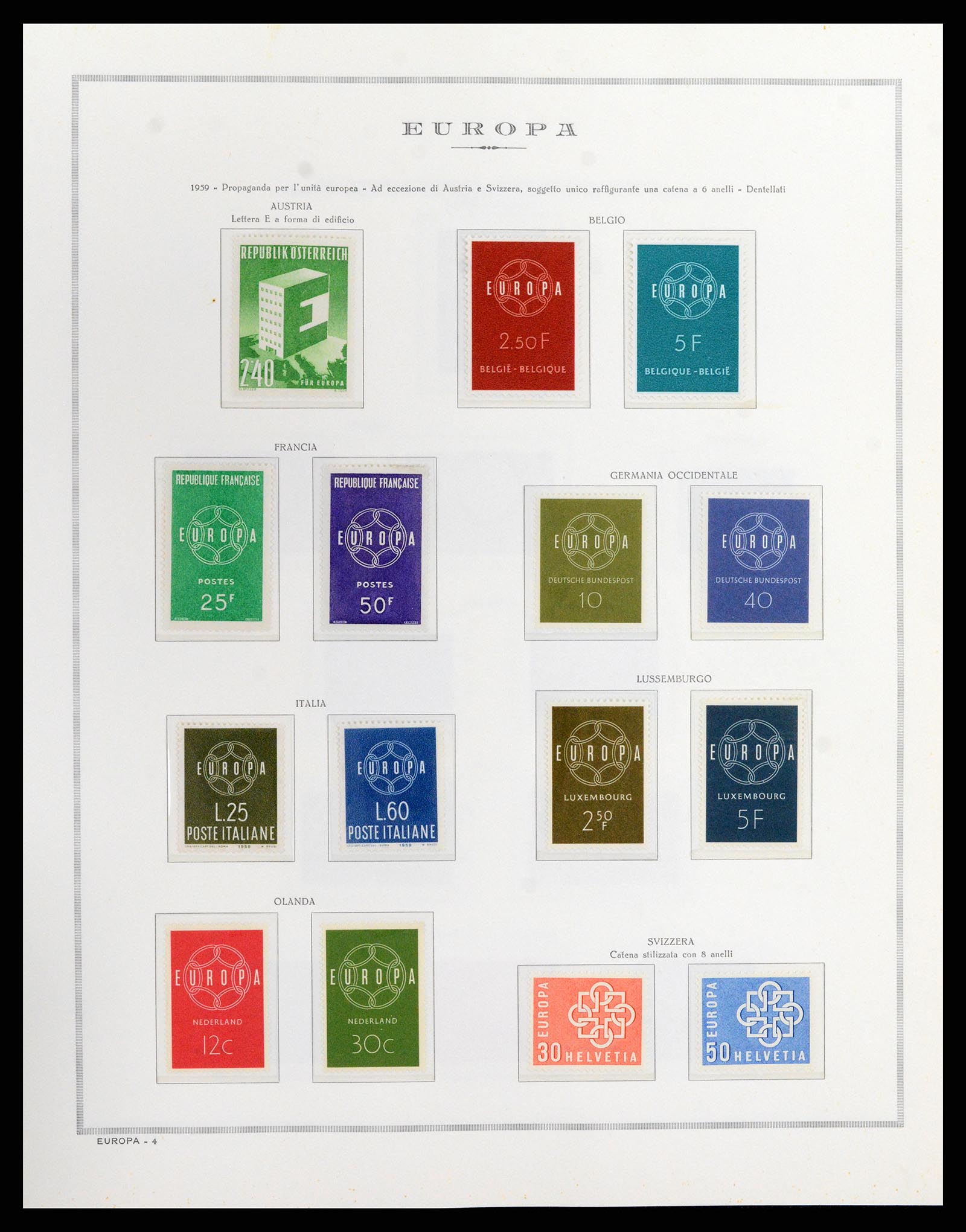 37902 005 - Stamp Collection 37902 Europa CEPT 1956-1987.