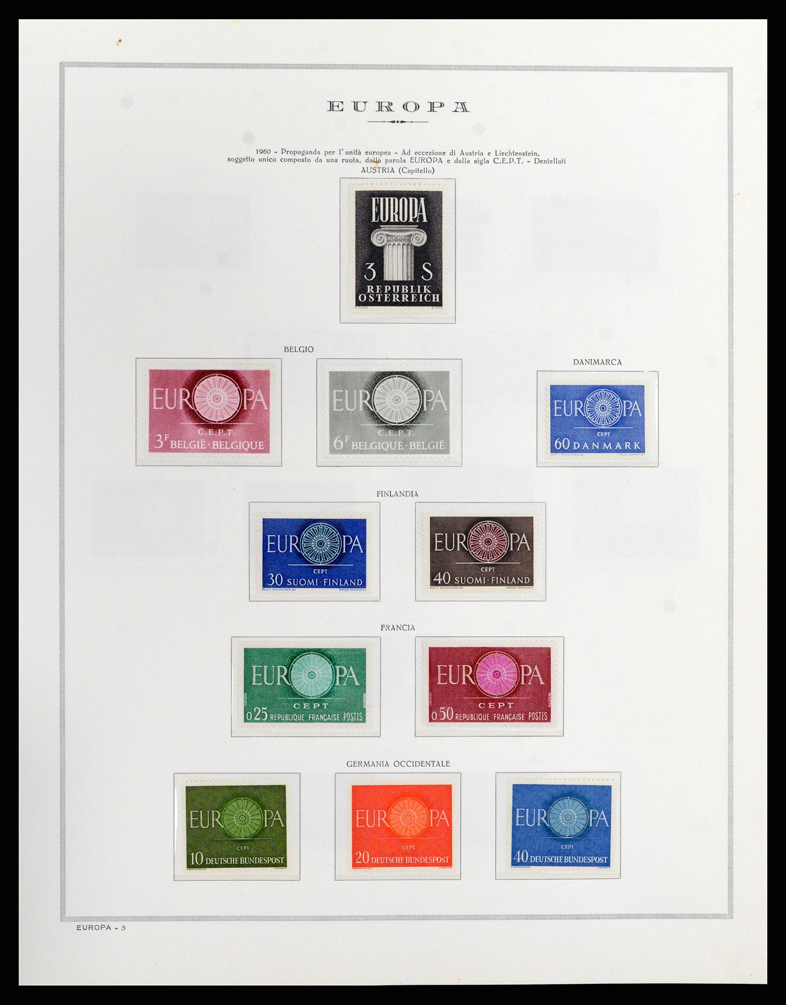37902 006 - Stamp Collection 37902 Europa CEPT 1956-1987.