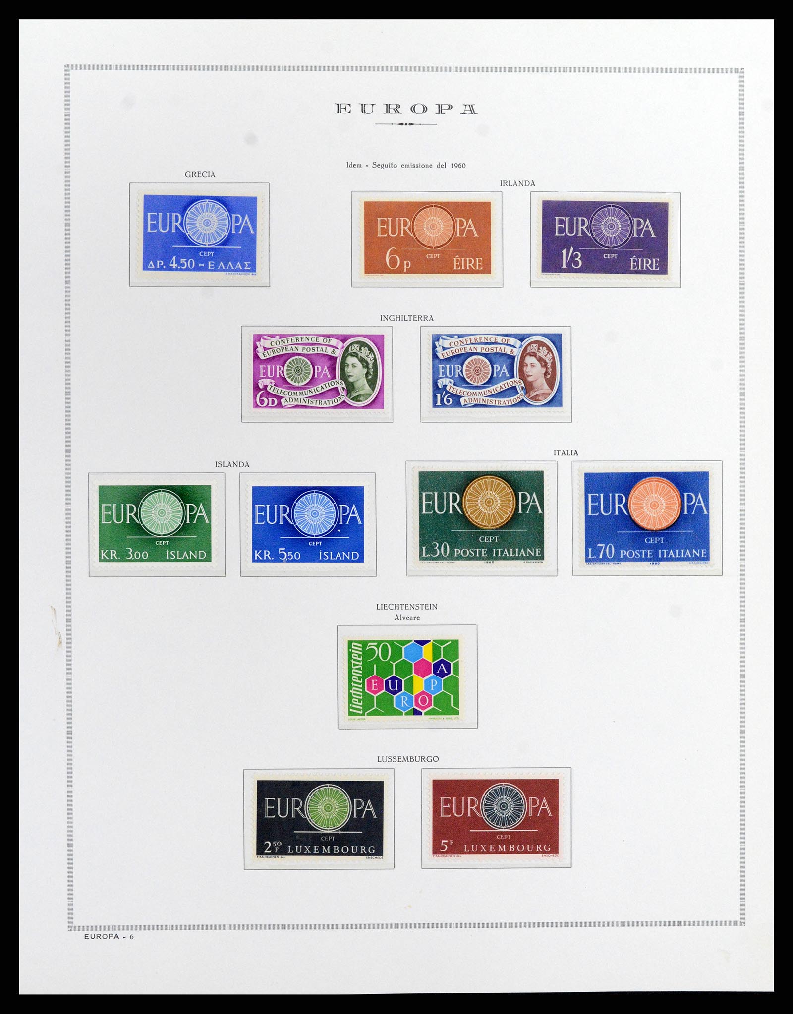 37902 007 - Stamp Collection 37902 Europa CEPT 1956-1987.