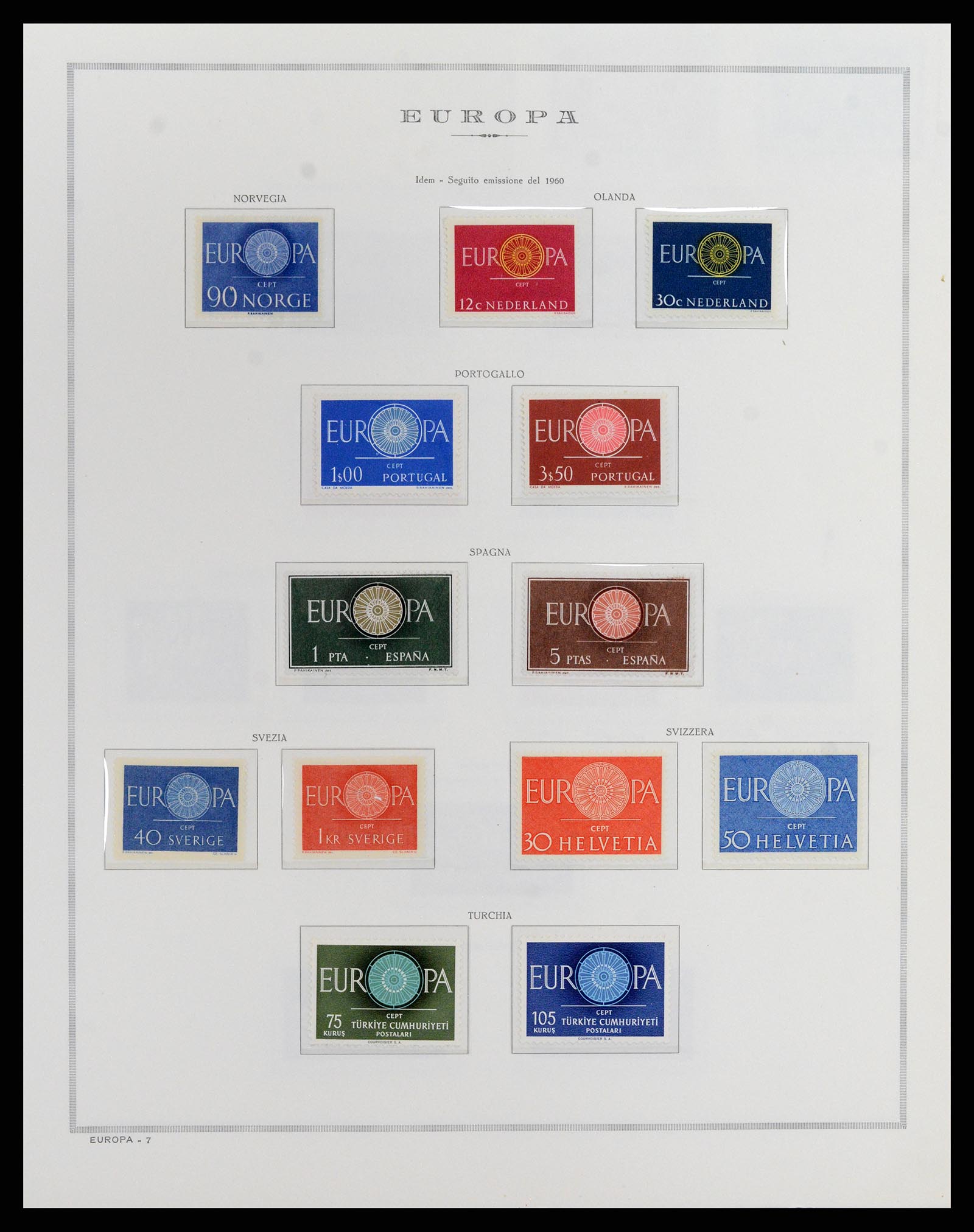 37902 008 - Stamp Collection 37902 Europa CEPT 1956-1987.