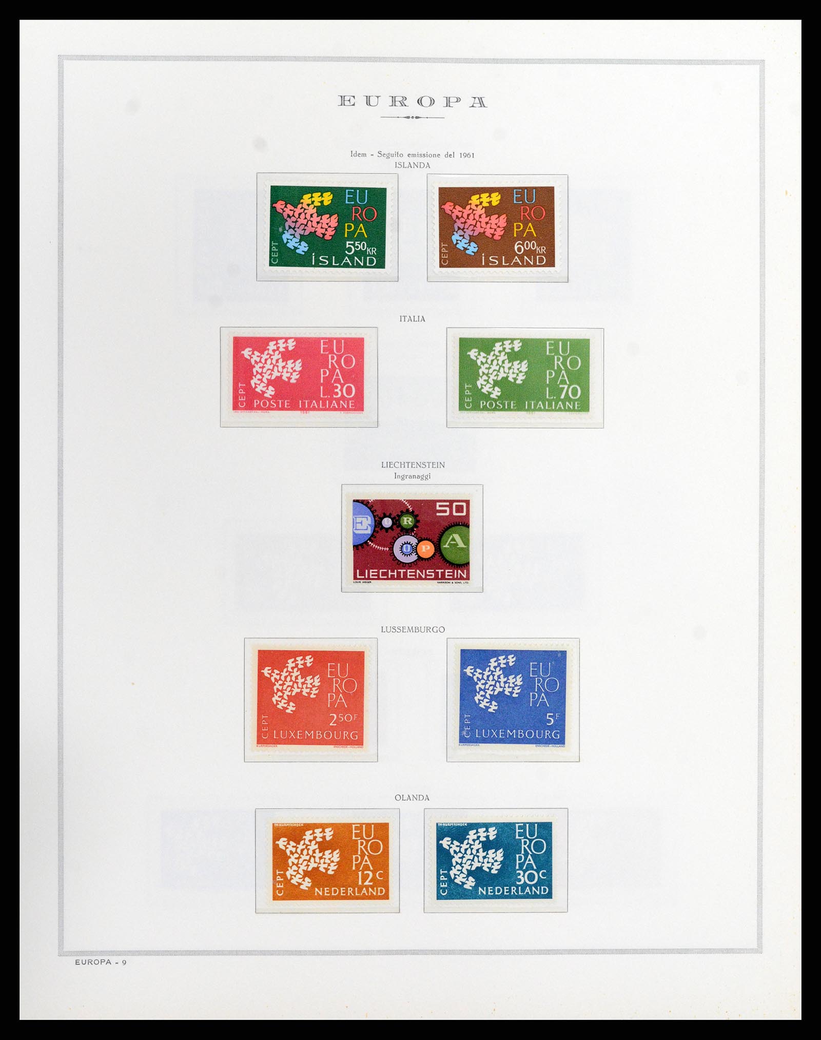 37902 010 - Stamp Collection 37902 Europa CEPT 1956-1987.