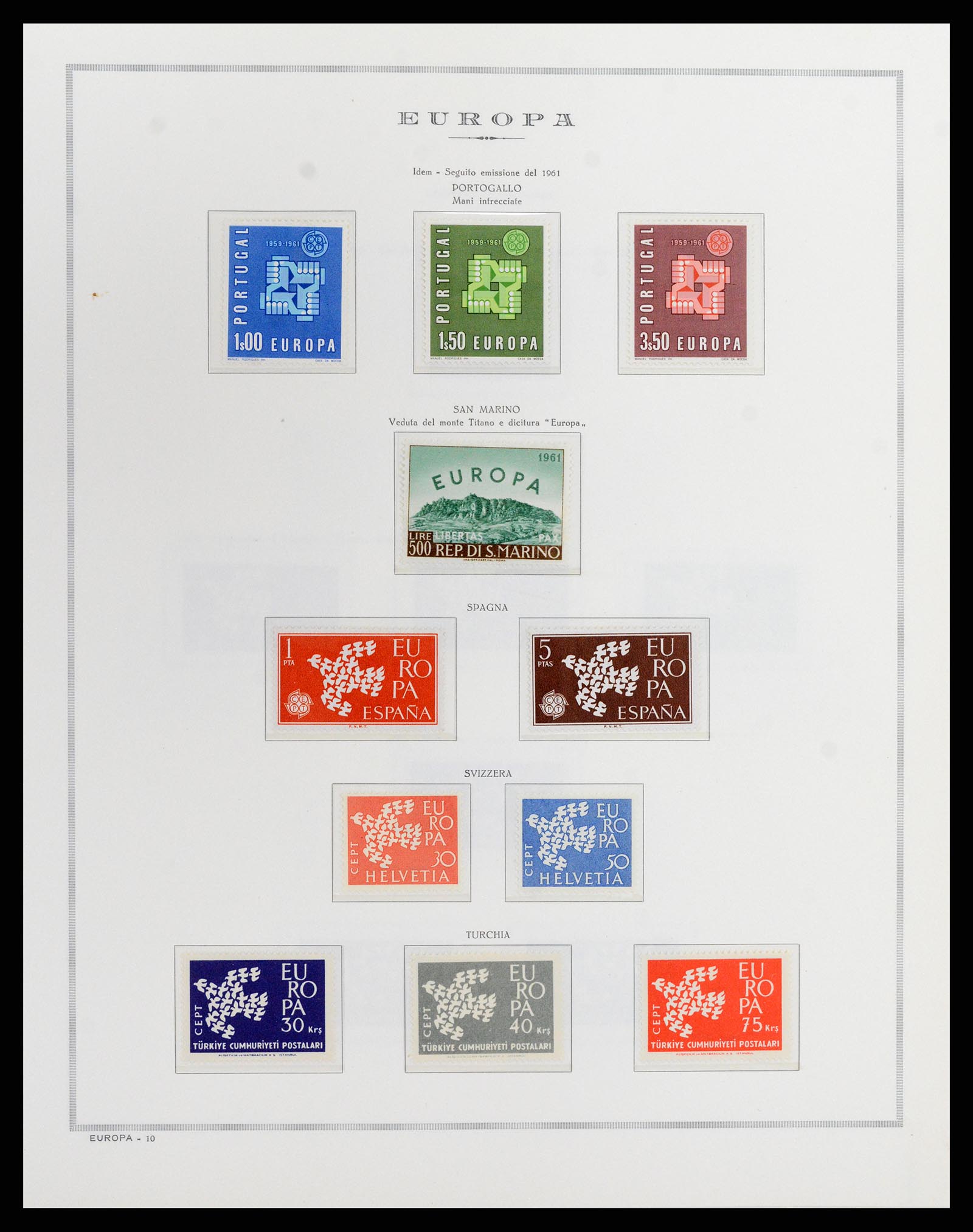 37902 011 - Stamp Collection 37902 Europa CEPT 1956-1987.