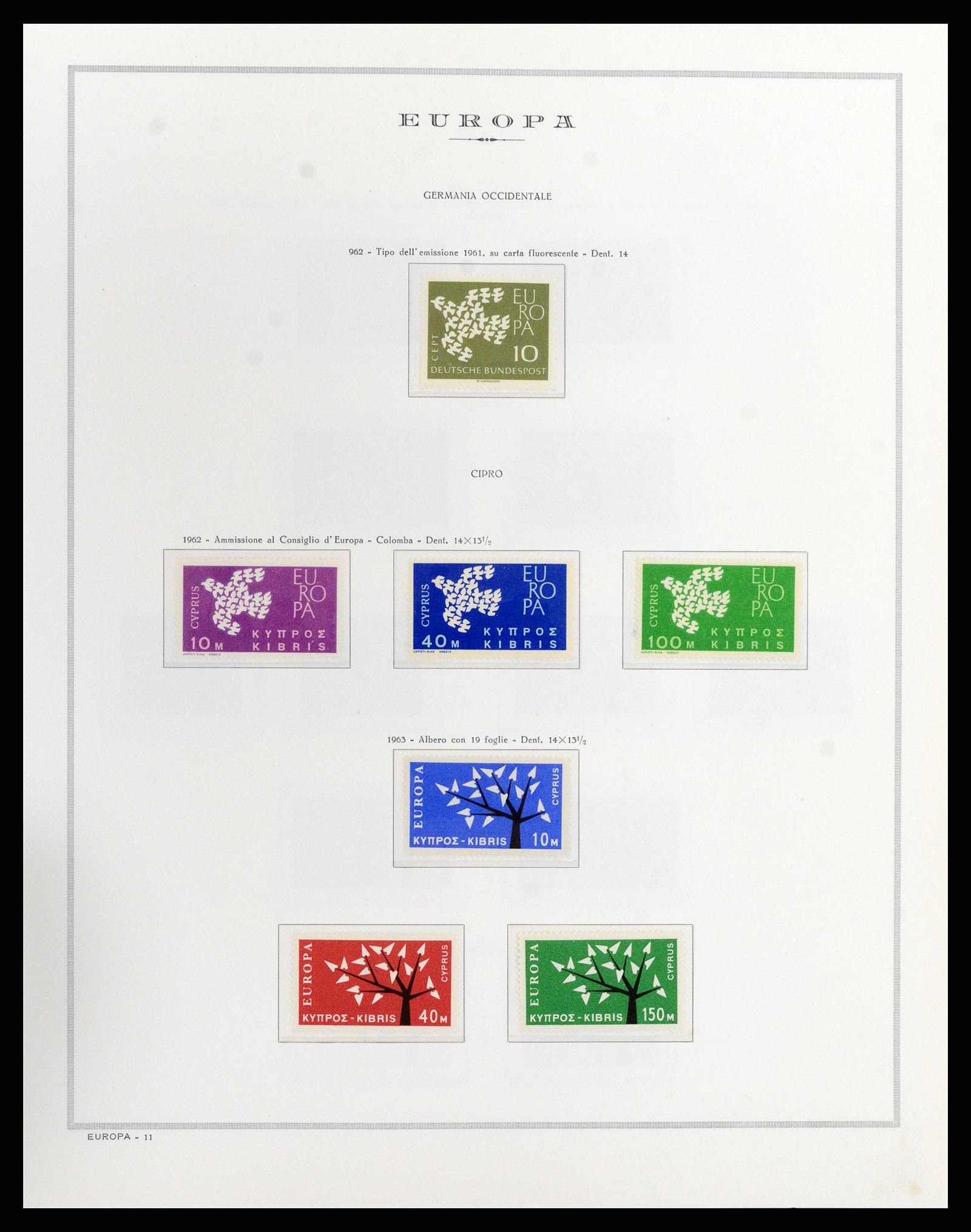 37902 012 - Stamp Collection 37902 Europa CEPT 1956-1987.