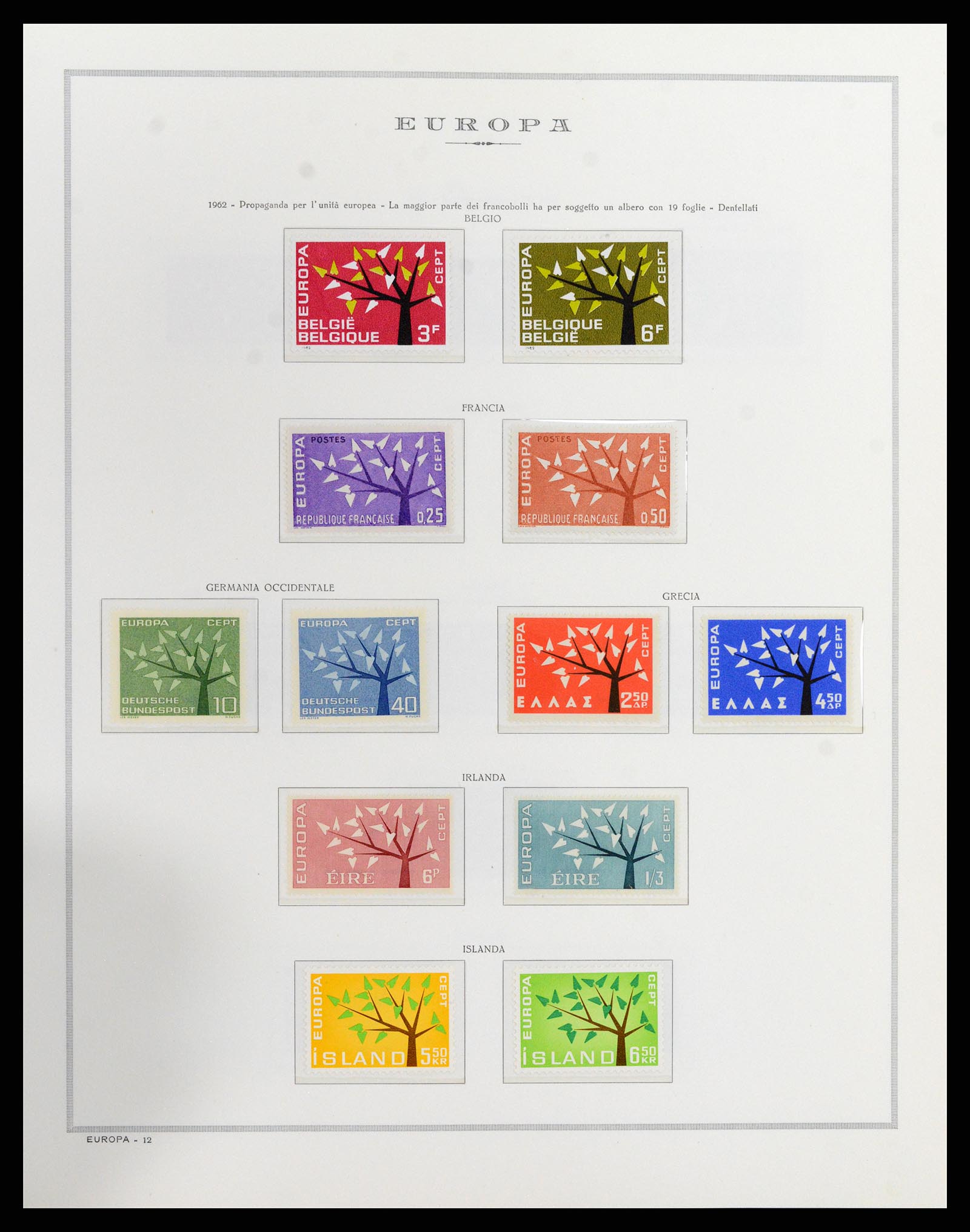 37902 013 - Stamp Collection 37902 Europa CEPT 1956-1987.