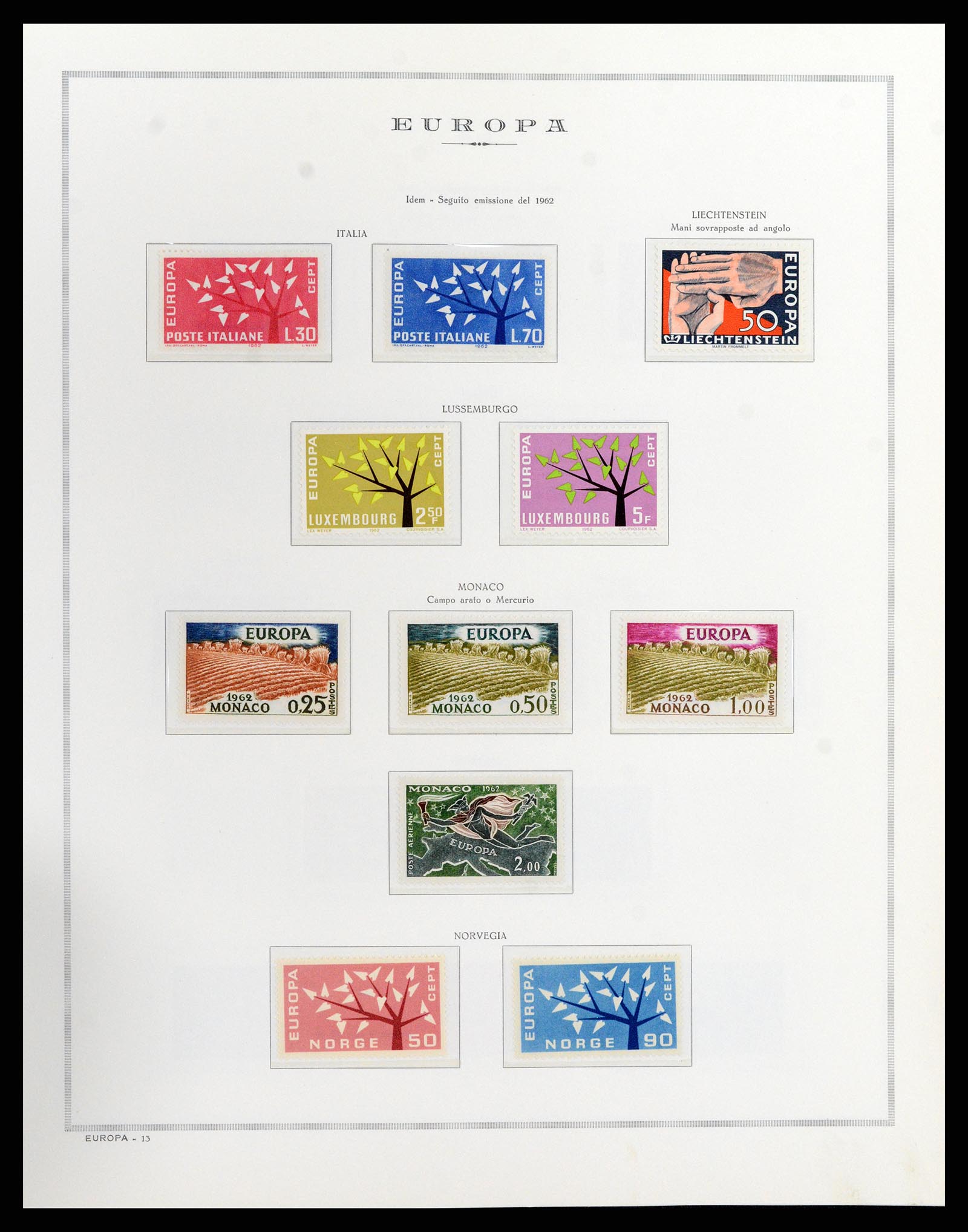 37902 014 - Stamp Collection 37902 Europa CEPT 1956-1987.