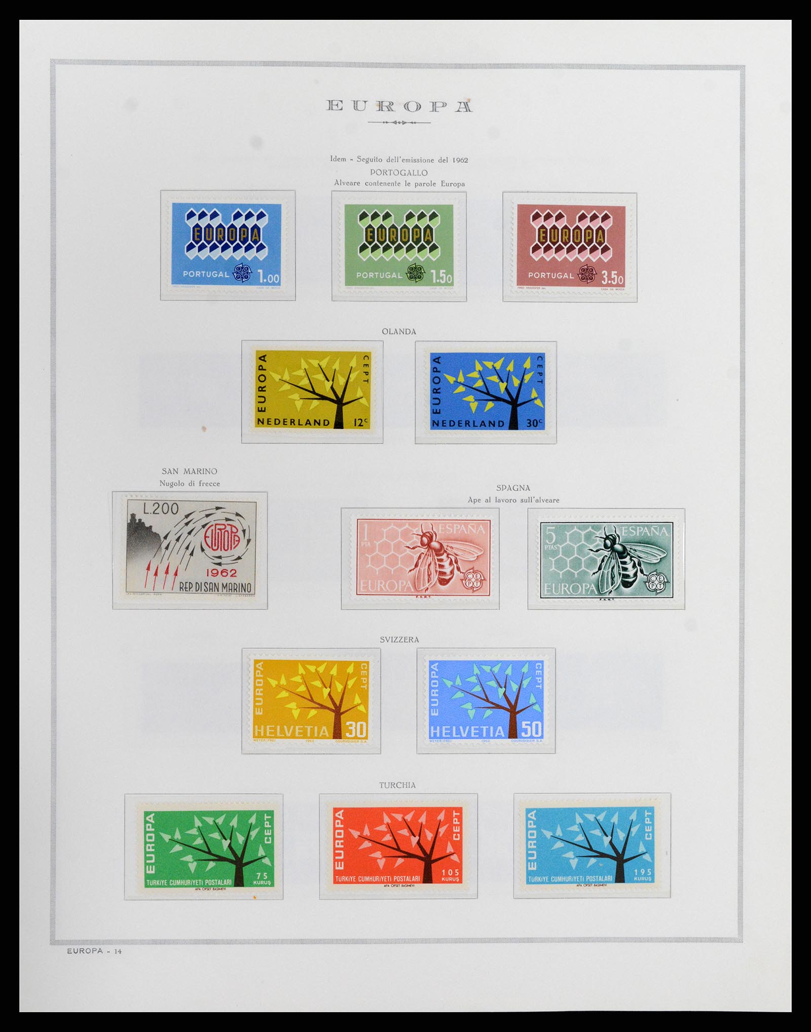 37902 015 - Stamp Collection 37902 Europa CEPT 1956-1987.