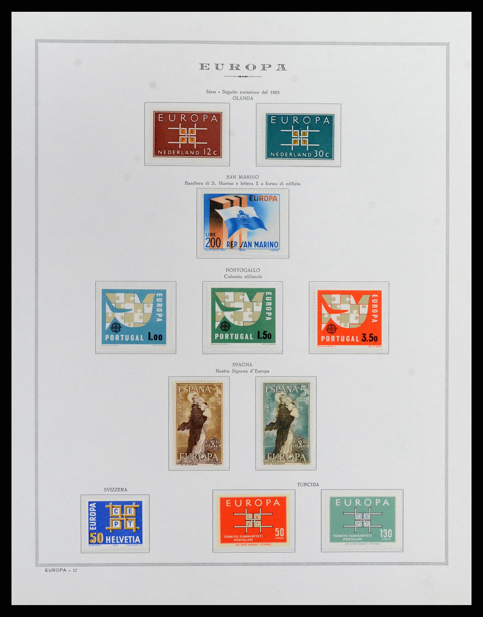 37902 018 - Stamp Collection 37902 Europa CEPT 1956-1987.