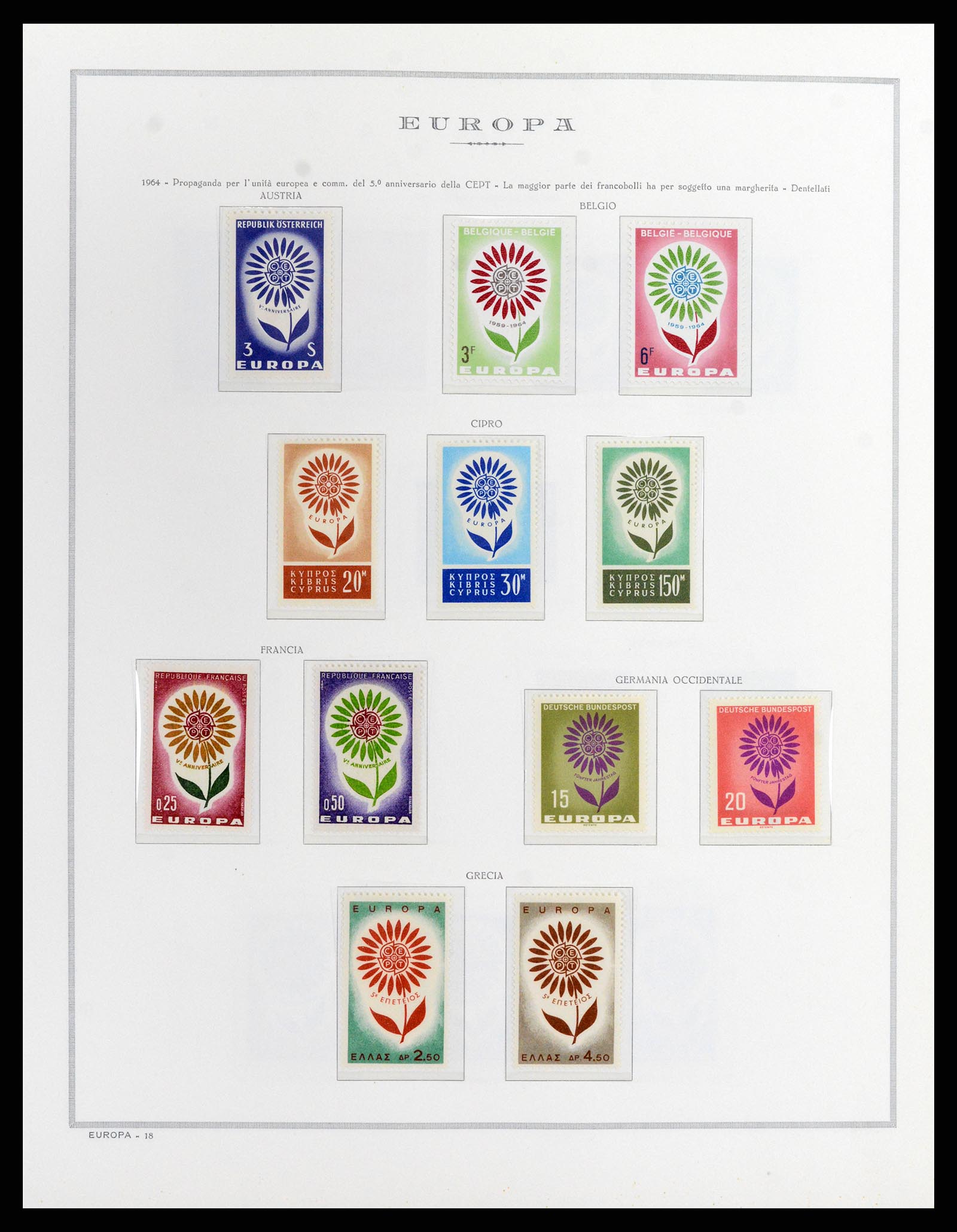 37902 019 - Stamp Collection 37902 Europa CEPT 1956-1987.