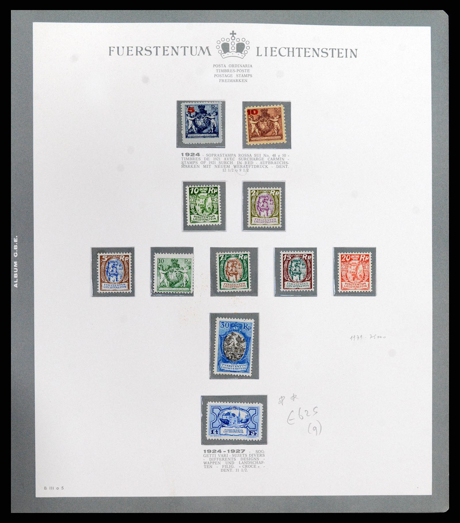 37903 004 - Stamp Collection 37903 Liechtenstein 1918-1961.