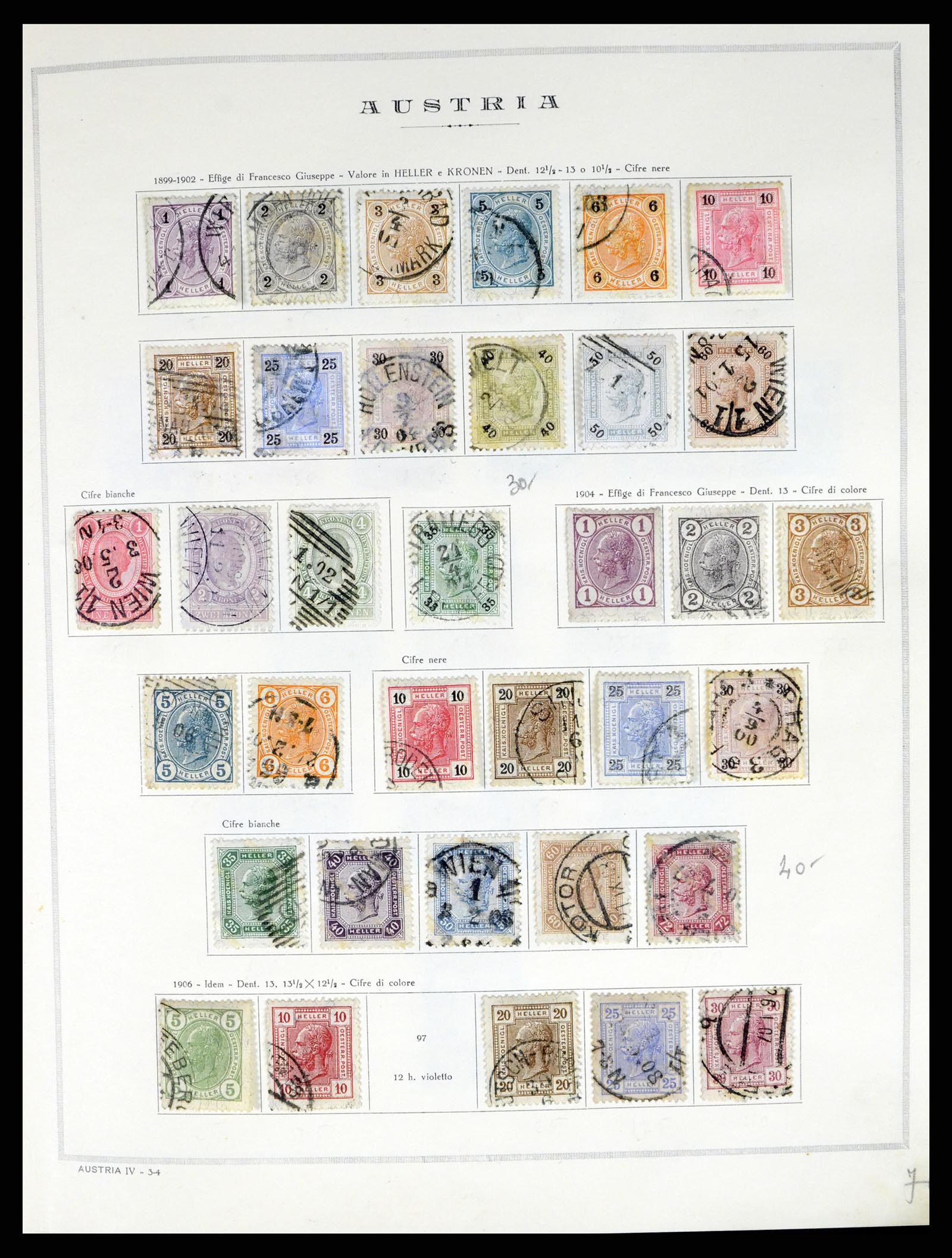 37904 003 - Postzegelverzameling 37904 Oostenrijk en gebieden 1850-1980.