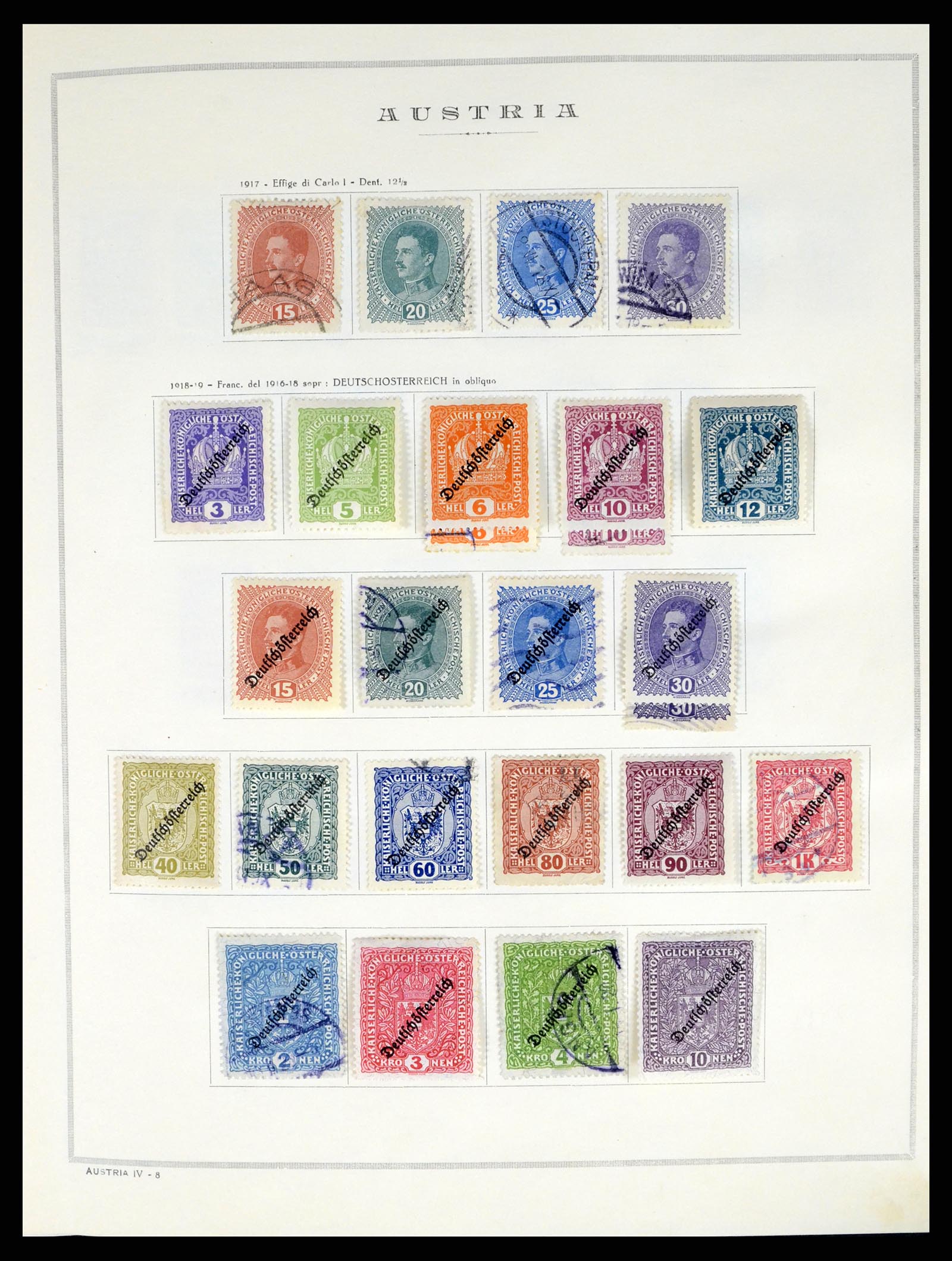 37904 007 - Postzegelverzameling 37904 Oostenrijk en gebieden 1850-1980.