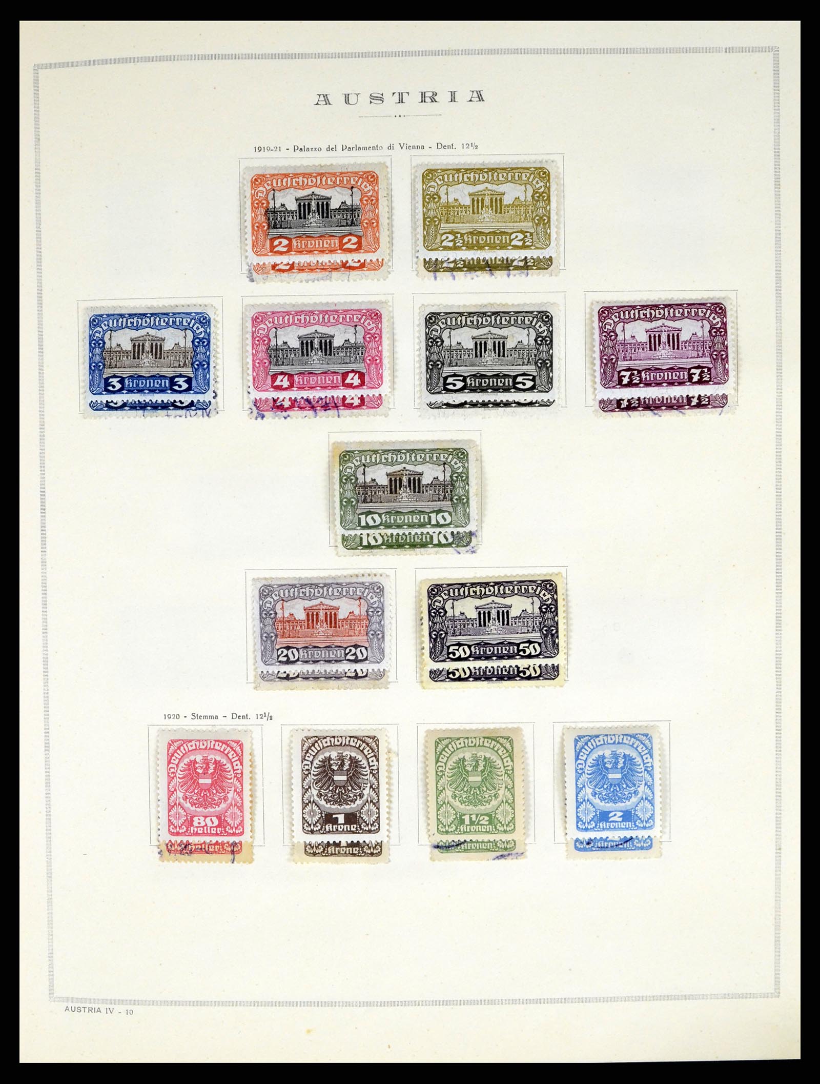 37904 009 - Stamp Collection 37904 Austria and territories 1850-1980.
