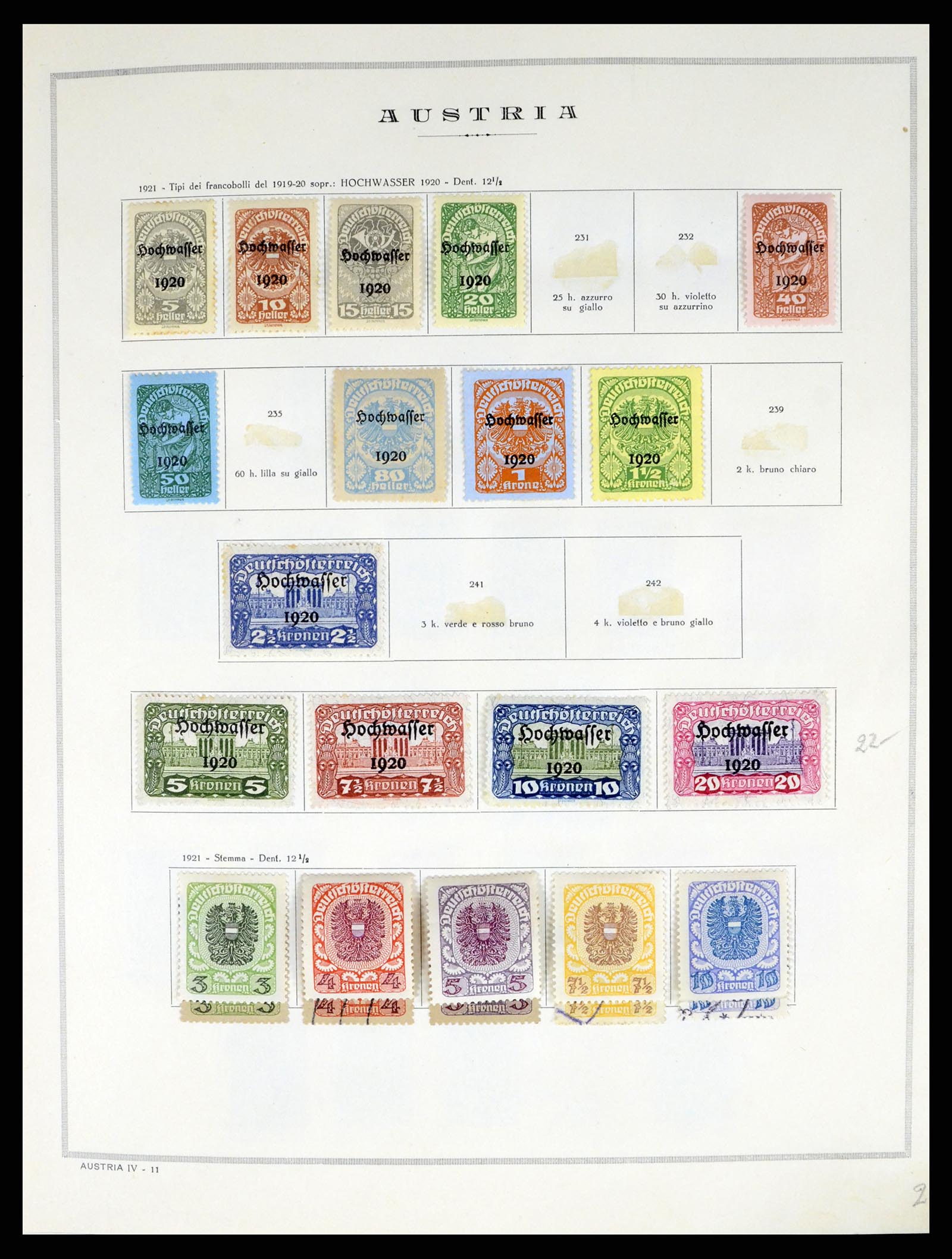 37904 010 - Postzegelverzameling 37904 Oostenrijk en gebieden 1850-1980.