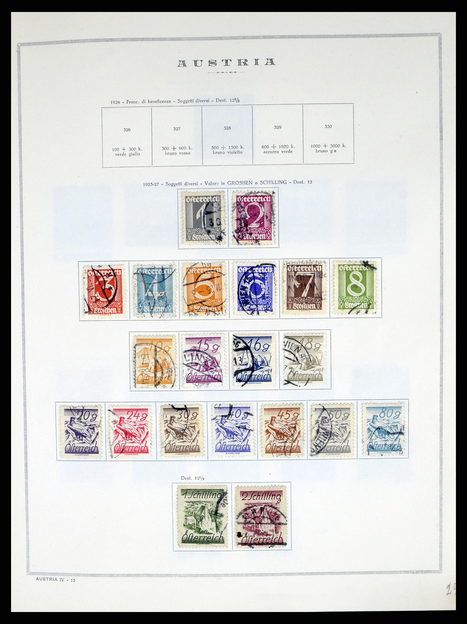 37904 014 - Postzegelverzameling 37904 Oostenrijk en gebieden 1850-1980.