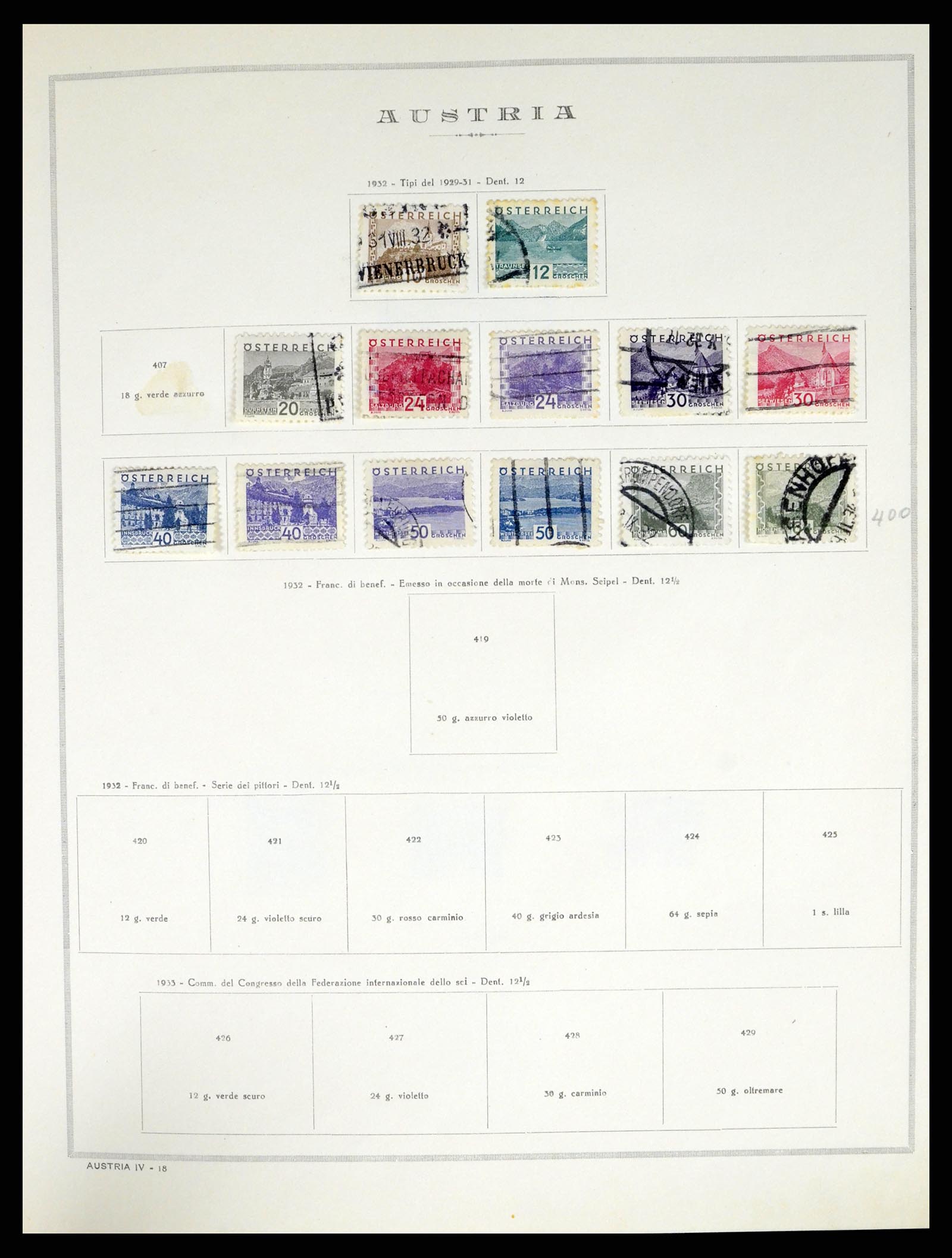 37904 016 - Postzegelverzameling 37904 Oostenrijk en gebieden 1850-1980.